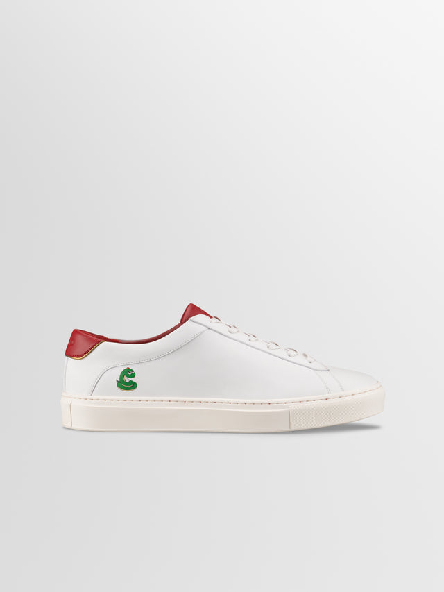 Capri Leather Sneaker in Lunar New Year Snake