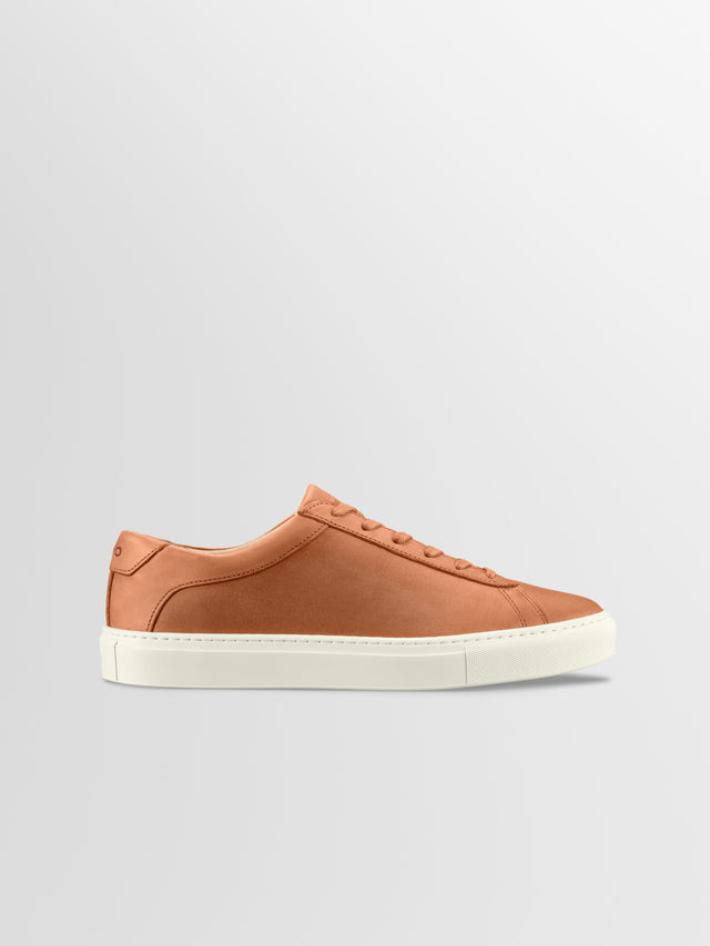 Capri Leather Sneaker in Castagna
