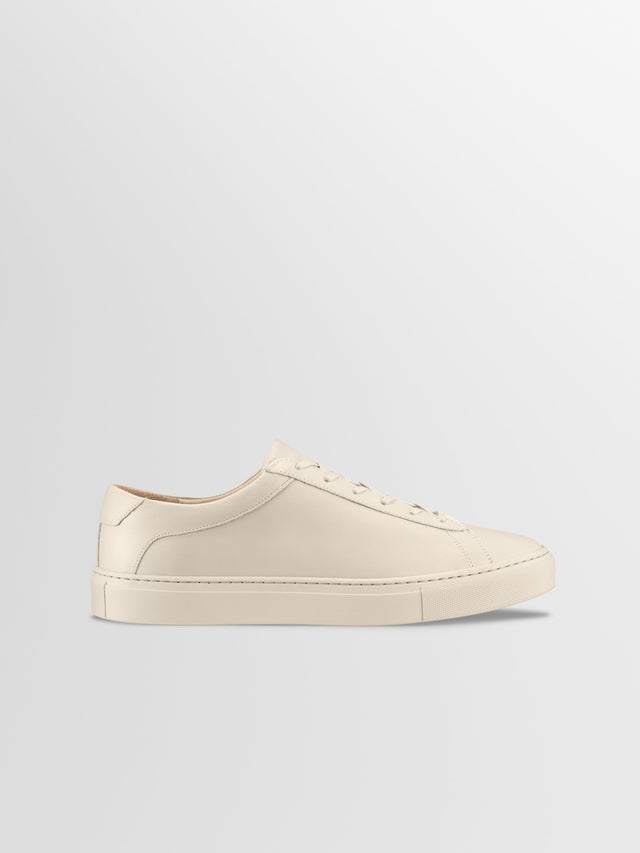 Capri Leather Sneaker in Limestone