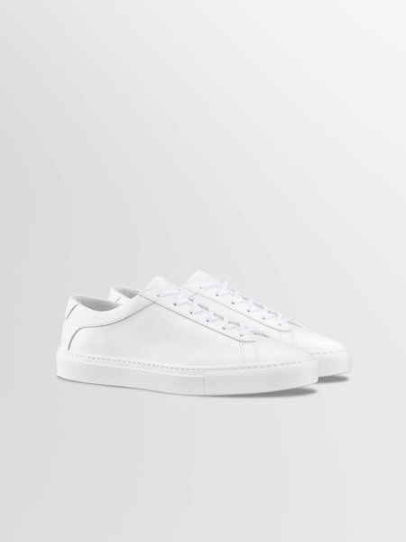 Men's White Leather Low-top Sneaker Capri Koio - Main Image