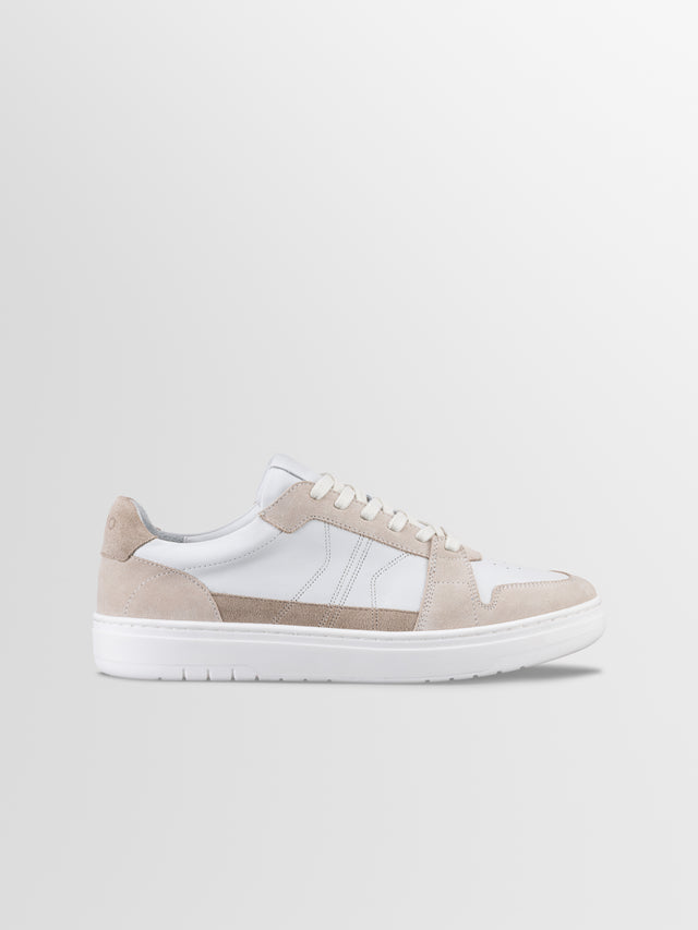 Carrara Suede Sneaker in Oyster