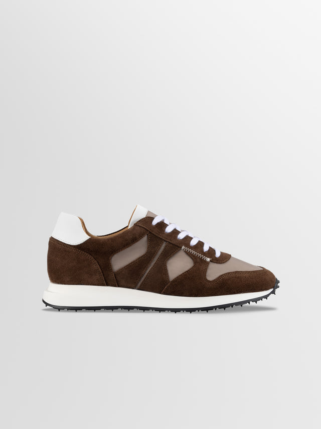 Firenze Suede Runner in Brown