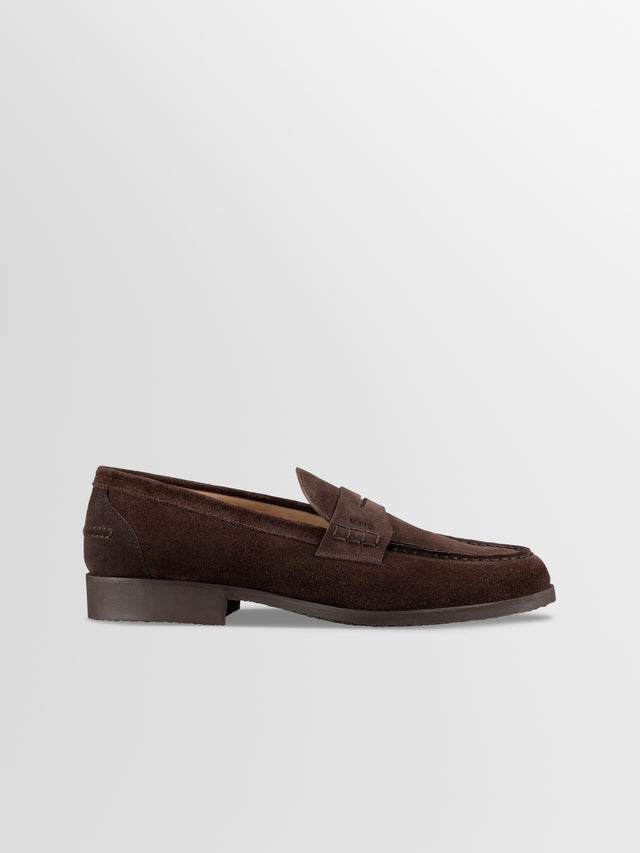 Levanto Suede Loafer in Tartufo