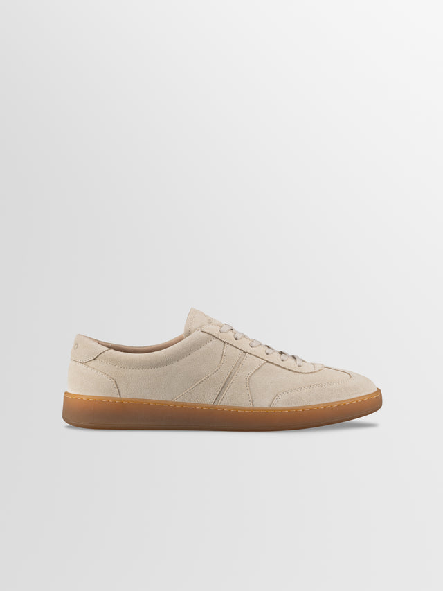 Monza Suede Sneaker in Papyrus