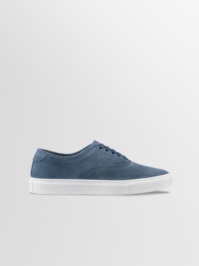 Portofino Suede Sneaker in Sky