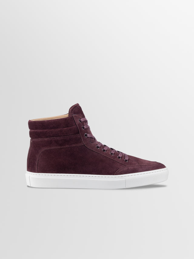 Primo Leather Sneaker in Cabernet
