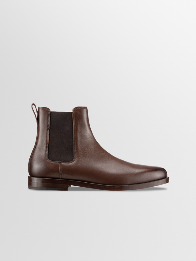 Trento Leather Boot in Brandy