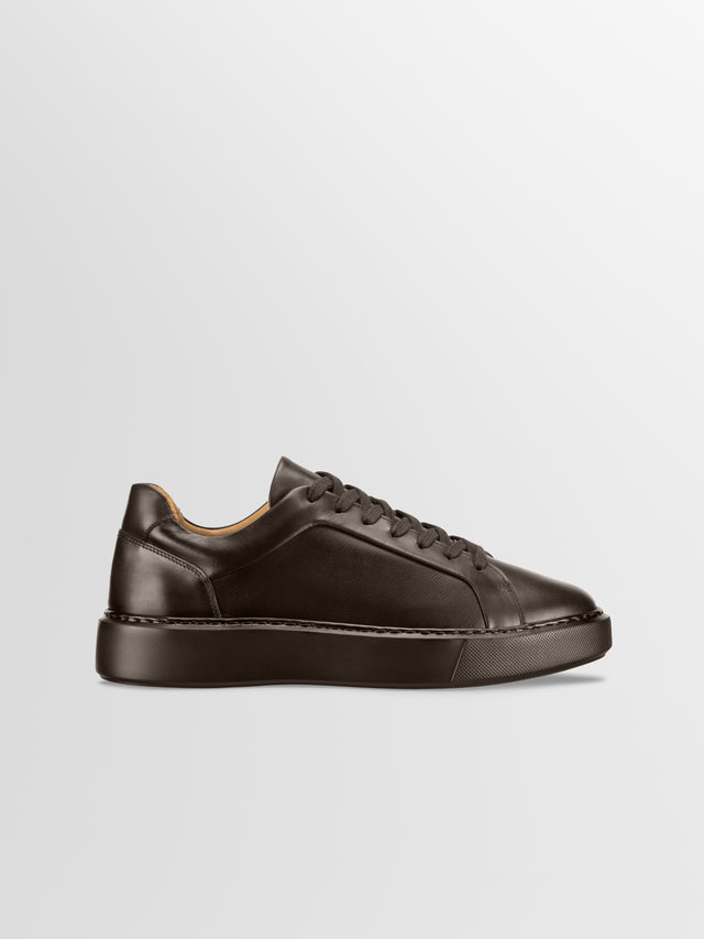 Trieste Leather Sneaker in Espresso