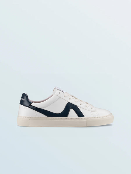 Women's White Vegan Sneakers | Vegan 01 in Iceberg | Pale Blue Dot