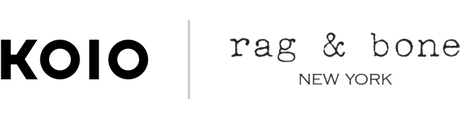 KOIO and rag & bone logos