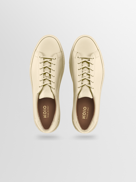 Koio capri 2024 bianco canvas sneakers