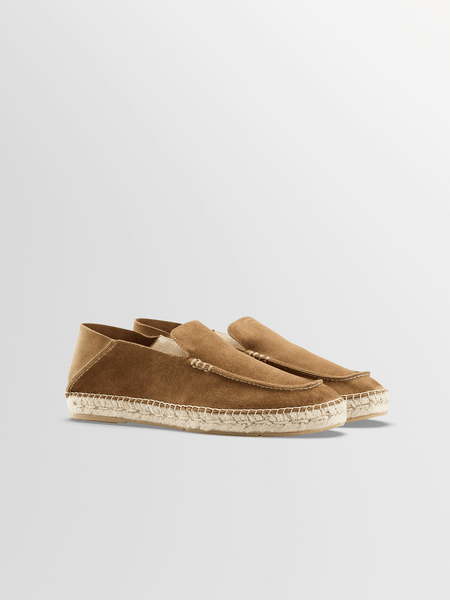 Men's Brown Suede Espadrille | Ostuni in Nutmeg | Koio
