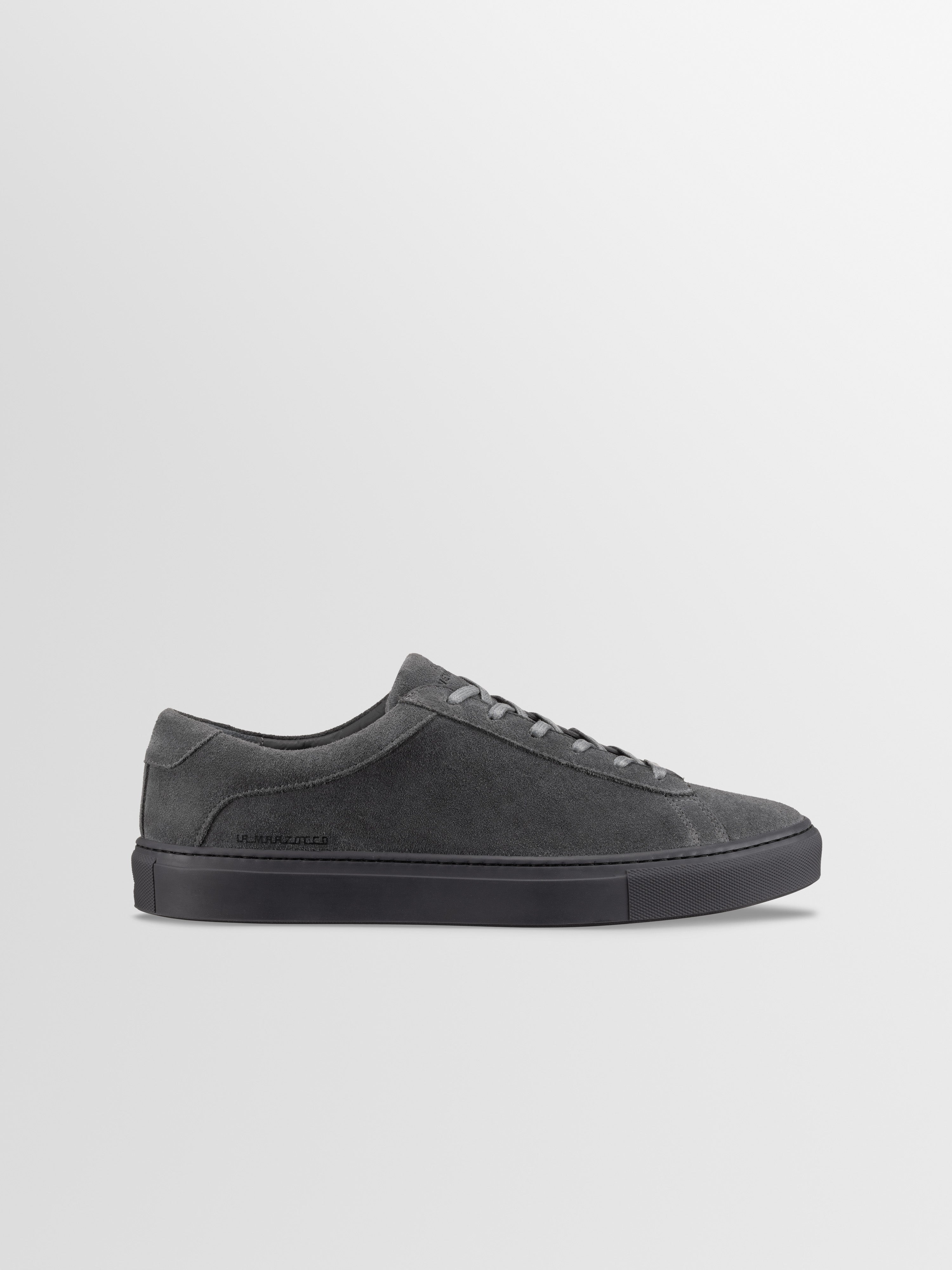 kareco Women's Grey Suede Low-top Sneaker | Koio x La Marzocco