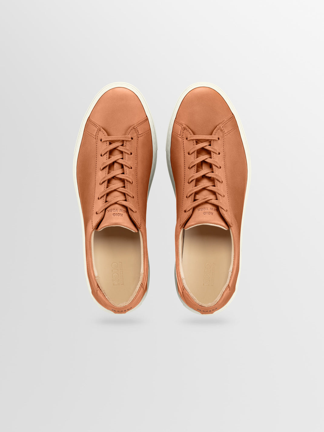 Capri Leather Sneaker in Castagna Wide fit