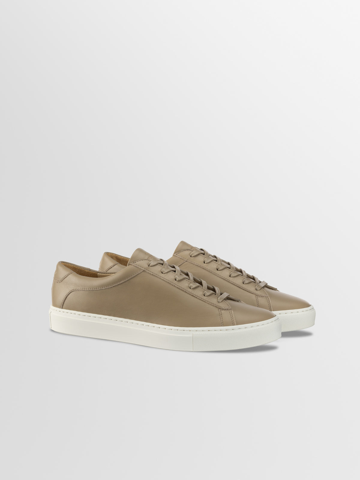 Capri Leather Sneaker in Khaki