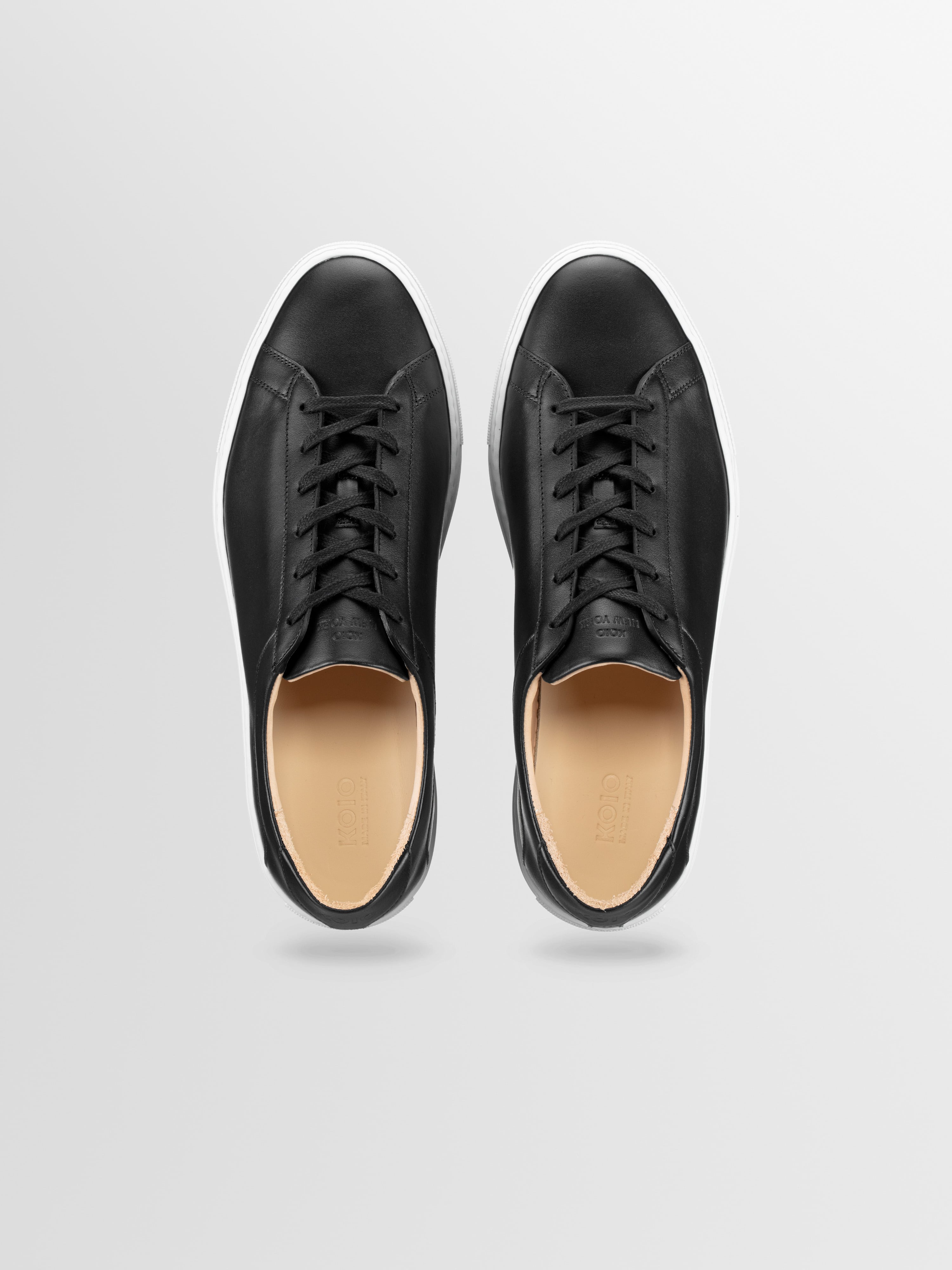Koio Capri In Onyx Women s Leather Sneaker 8 Us 38 Eu