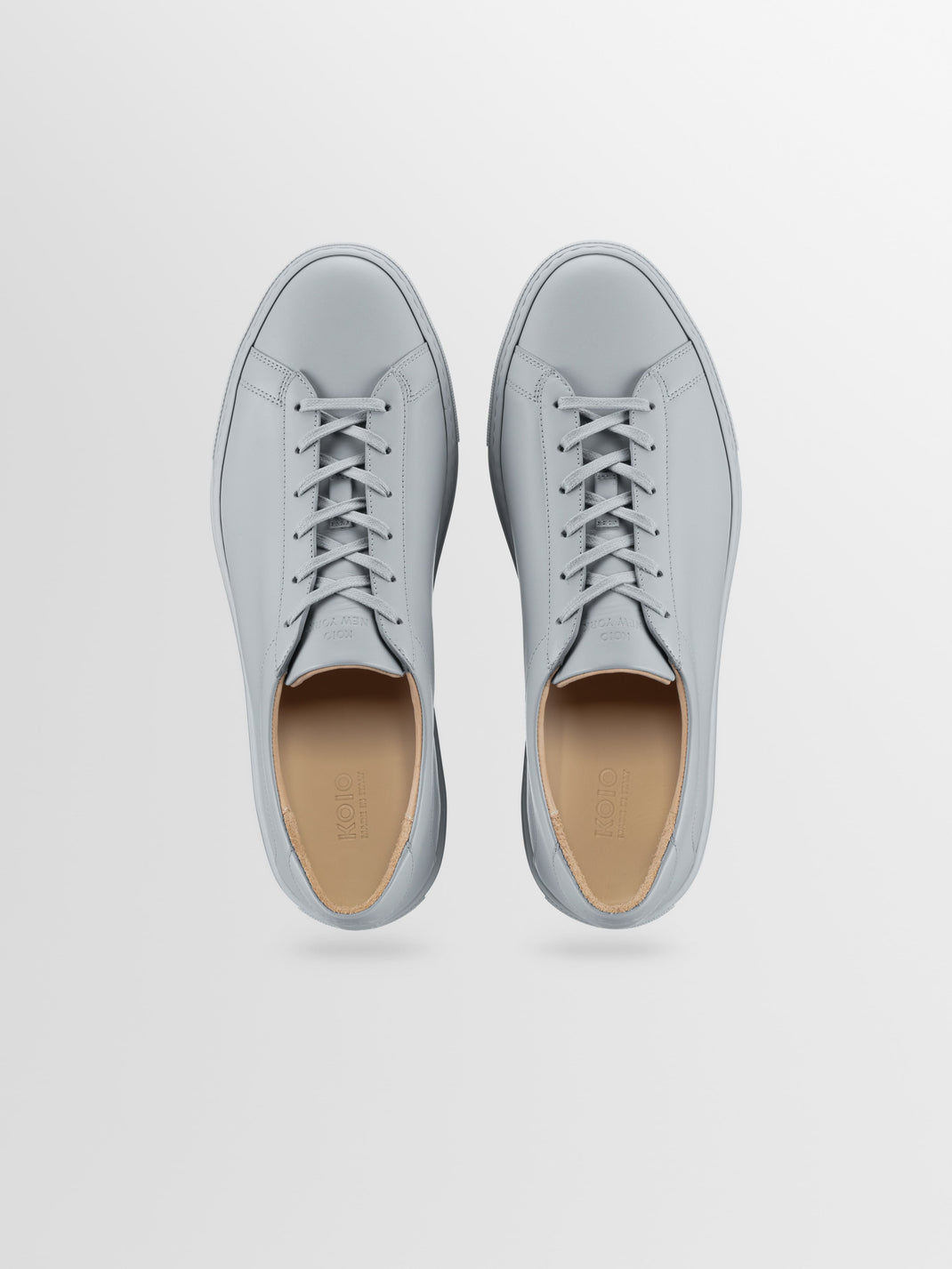 Capri Leather Sneaker in Pebble