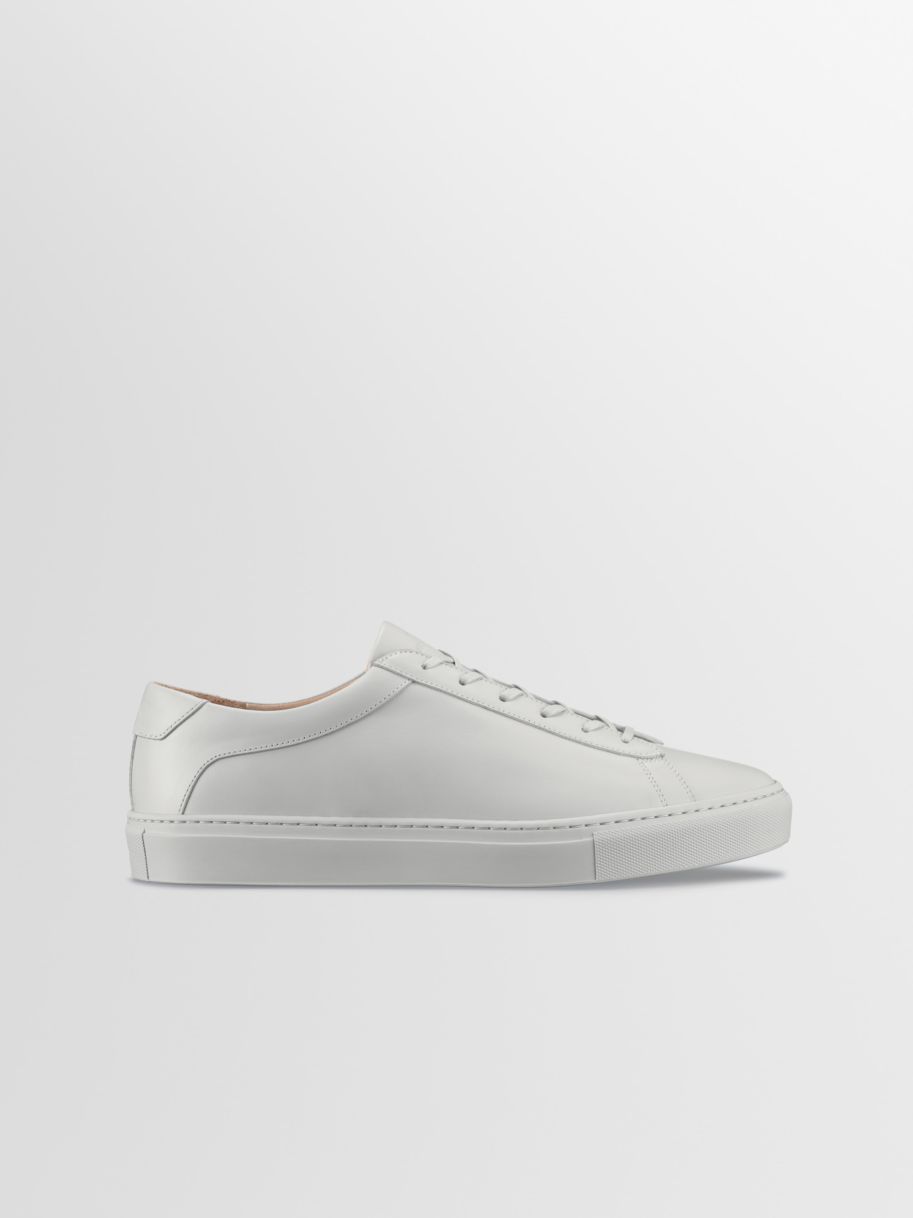 Men's White Leather Low-top Sneaker Capri Koio1