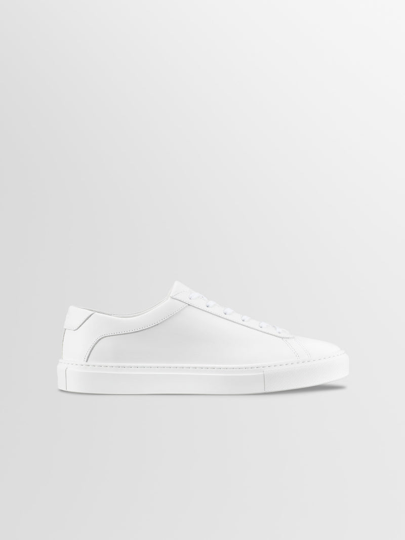 65-225-WHT SPETTACOLARE Italian Pebble Grain Calfskin Sneakers White –  Zelli Italia