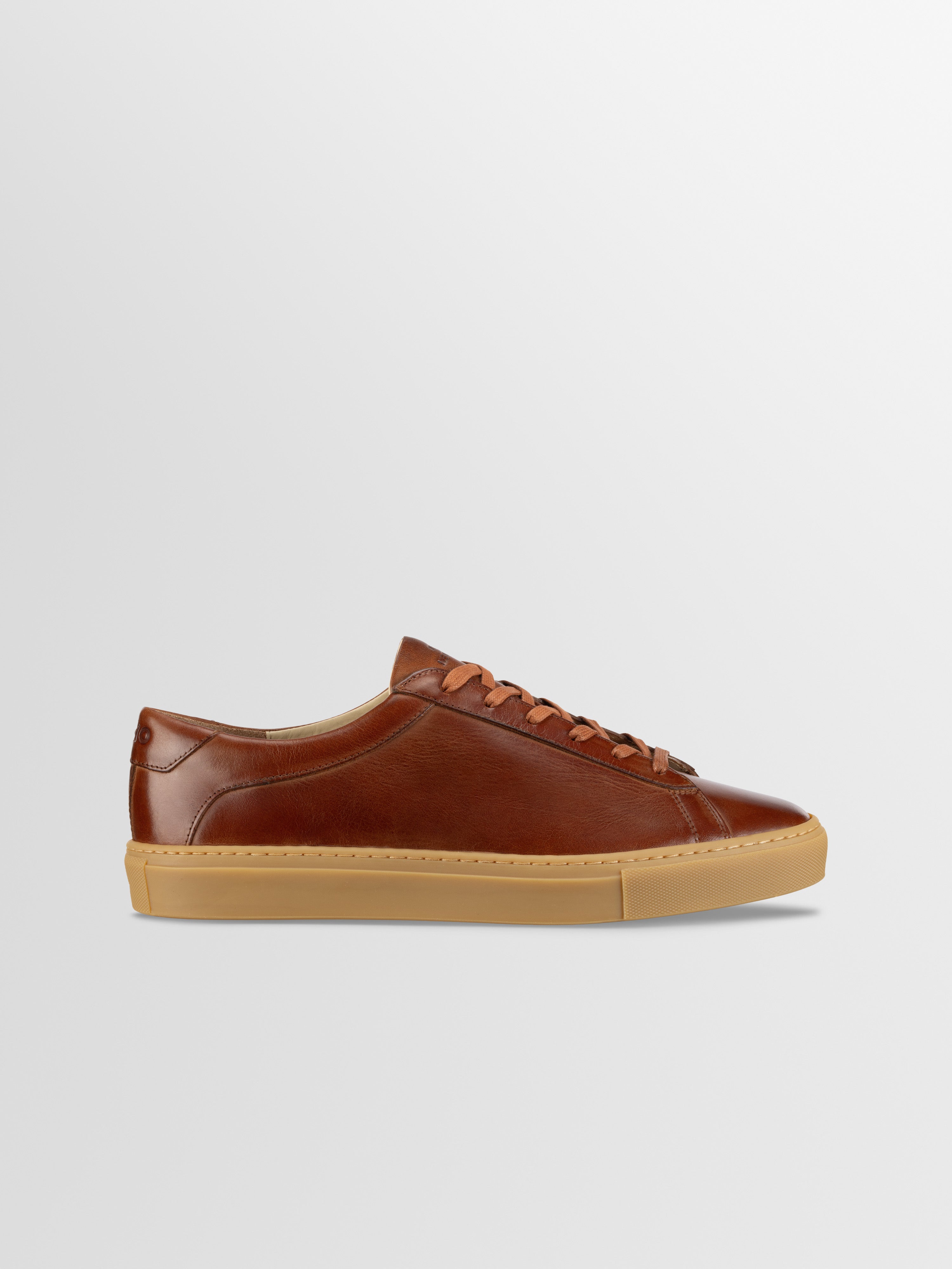 Capri Leather Sneaker in Antica Castagna