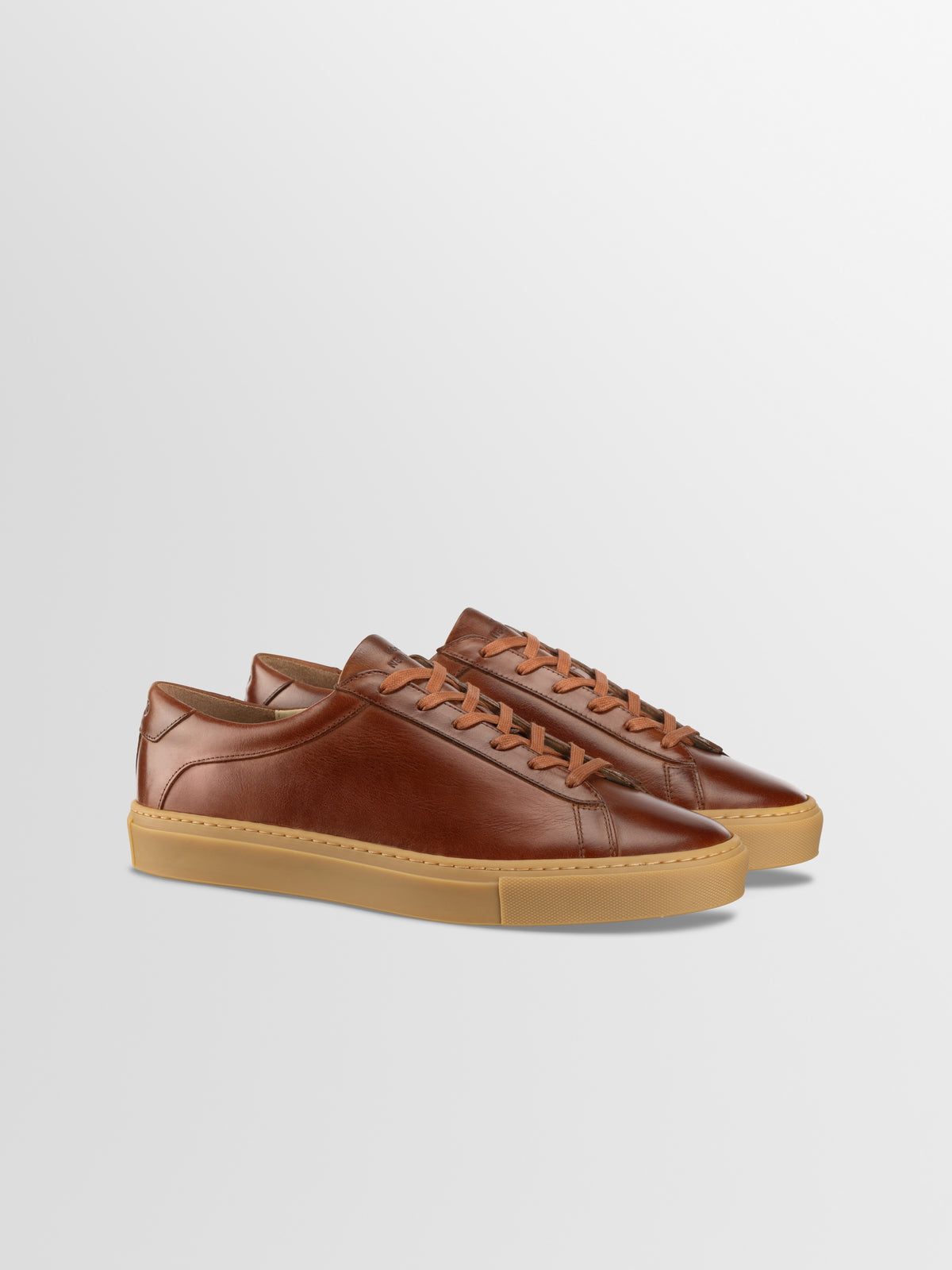 Capri Leather Sneaker in Antica Castagna