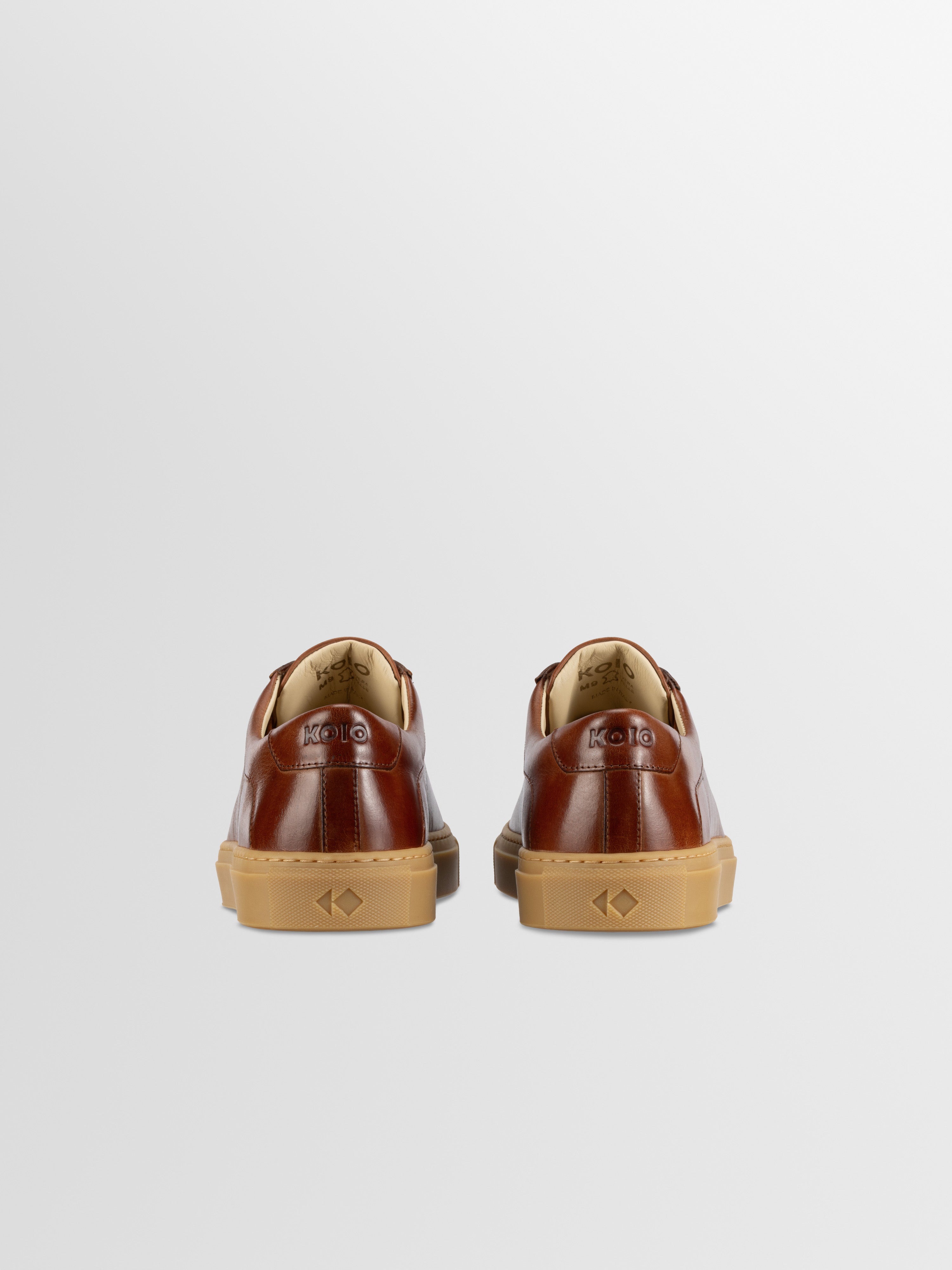 Capri Leather Sneaker in Antica Castagna