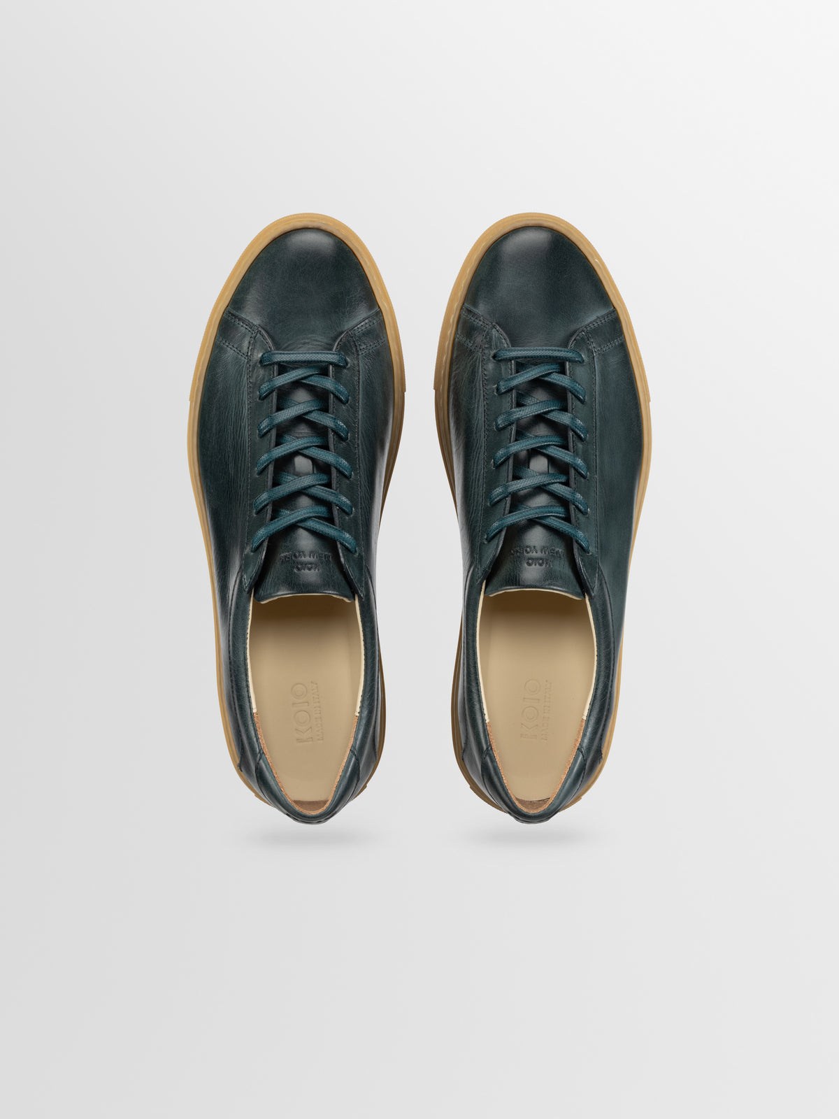 Capri Leather Sneaker in Antica Forest
