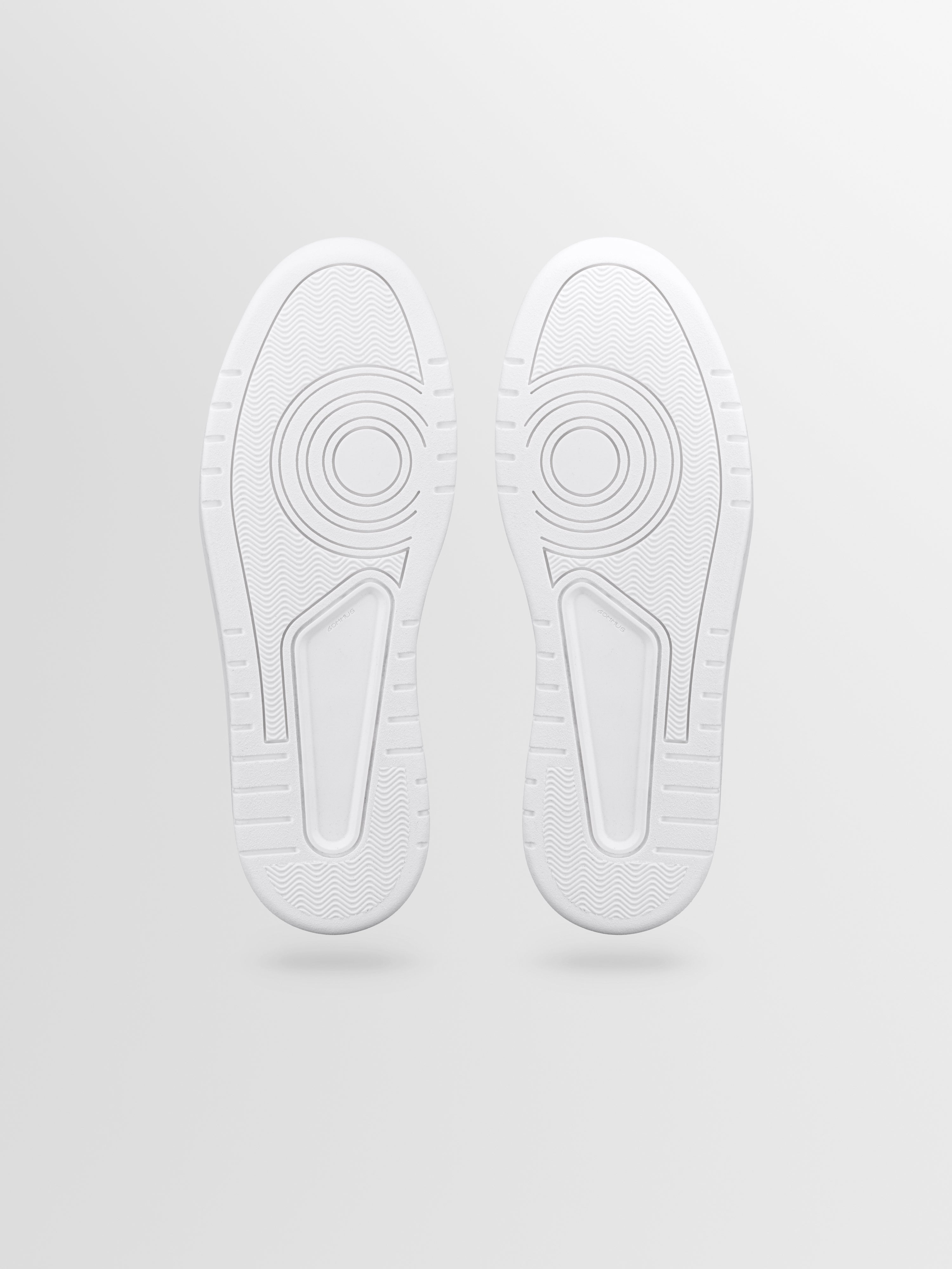 White rubber soles