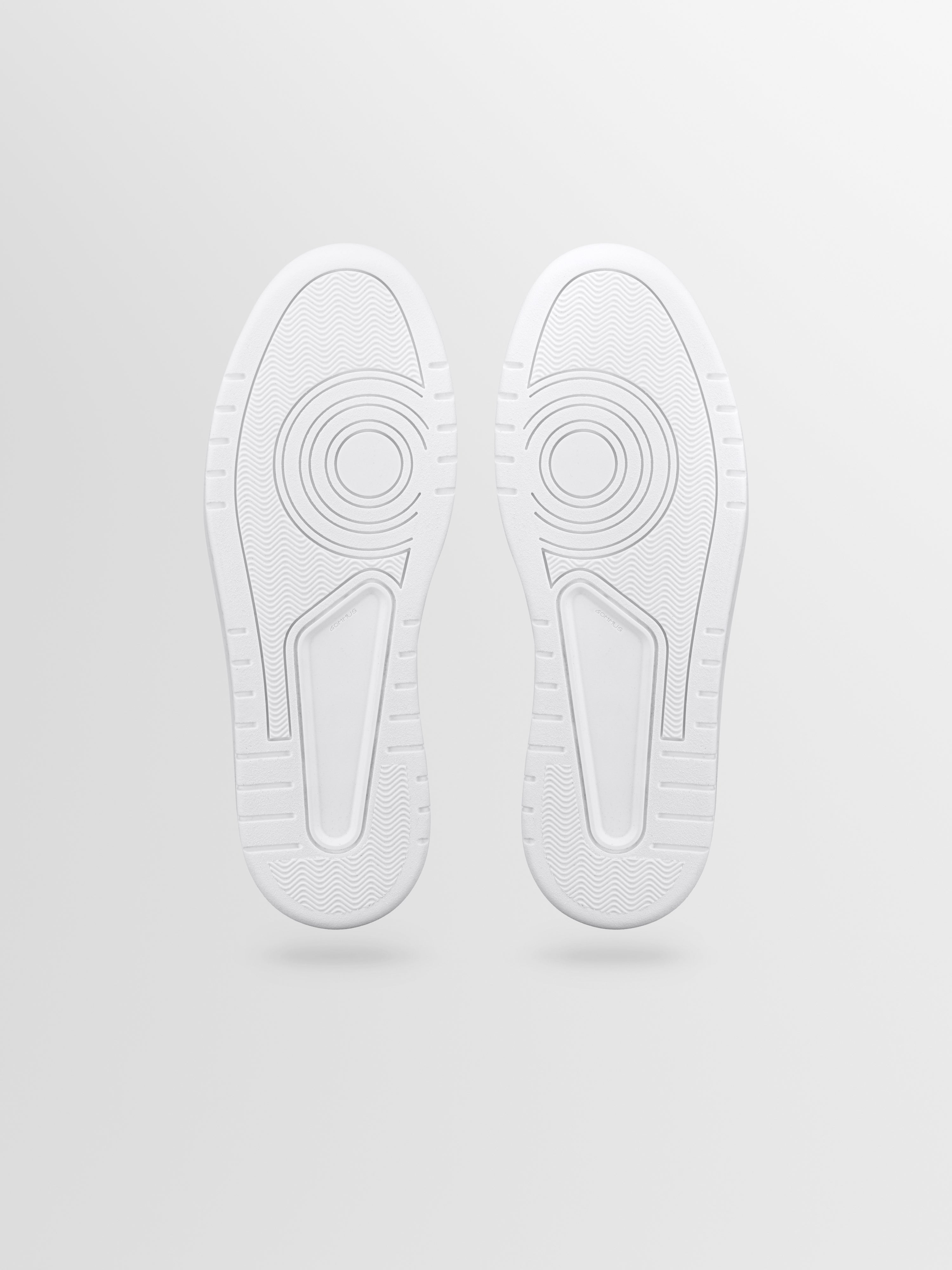 White rubber soles