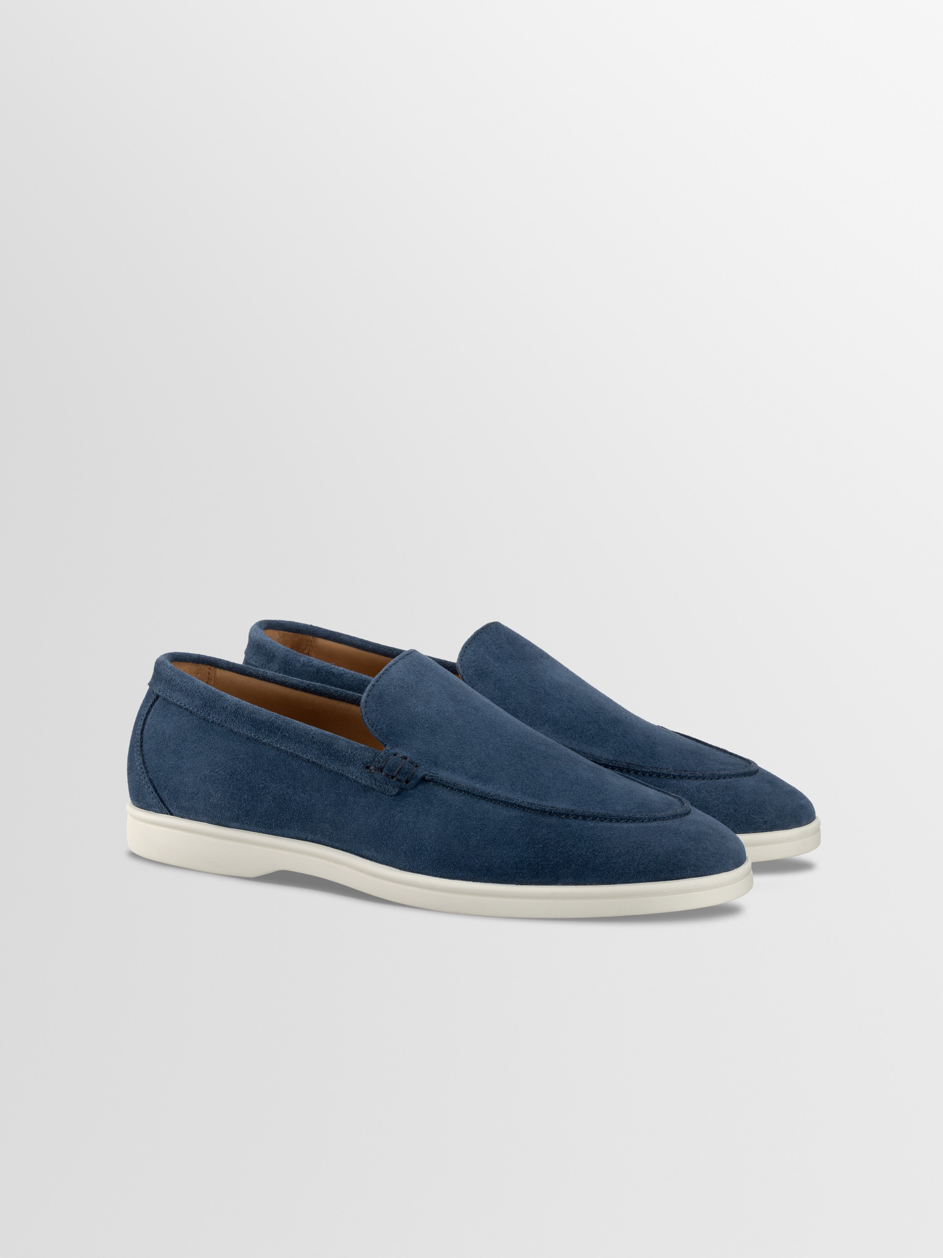 Catania Suede Loafer in Blue