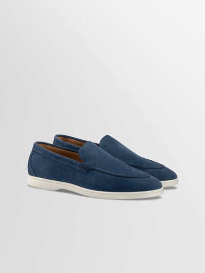 Catania Suede Loafer in Blue