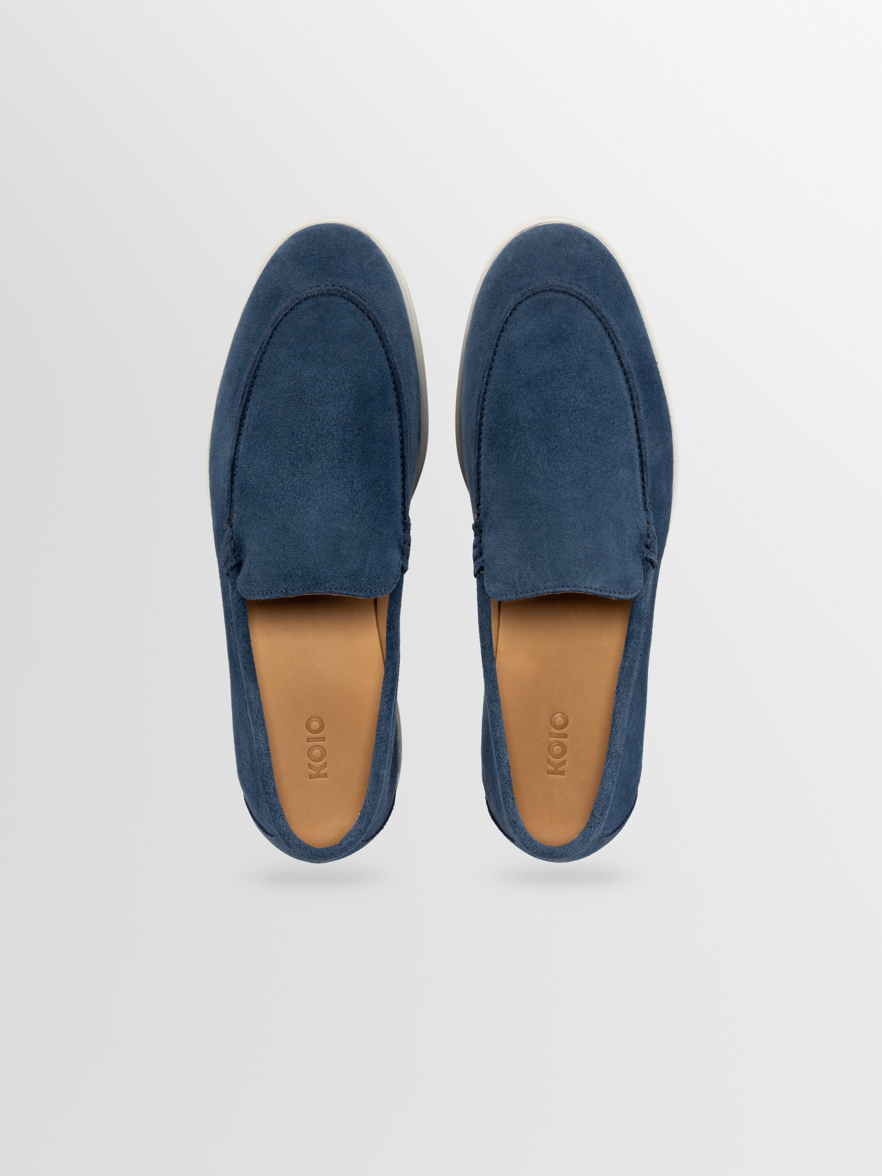 Catania Suede Loafer in Blue