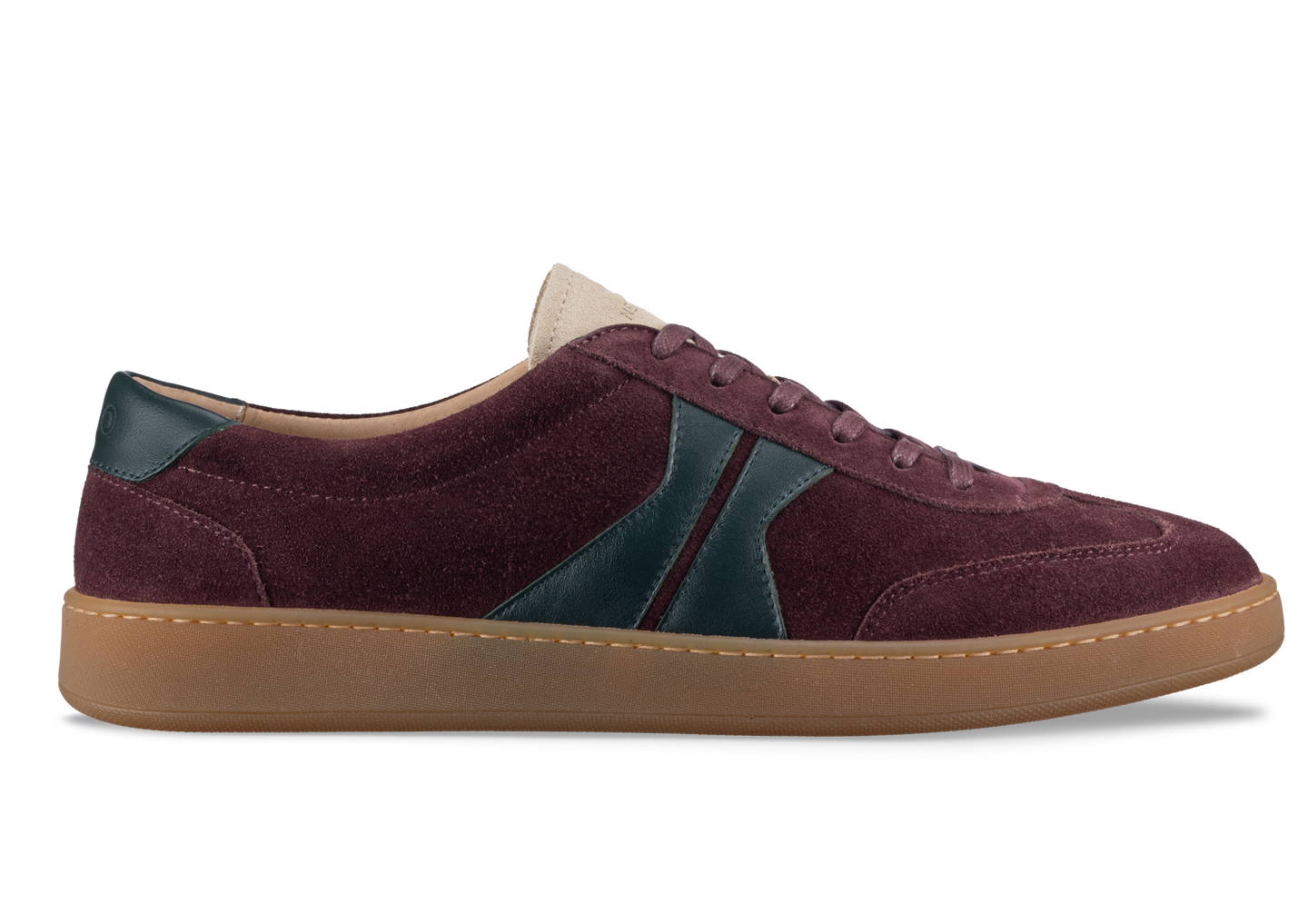 Men's Maroon Suede Low-top Sneaker | Monza in Track Men's Maroon Suede Low-top Sneaker | Monza in Track
