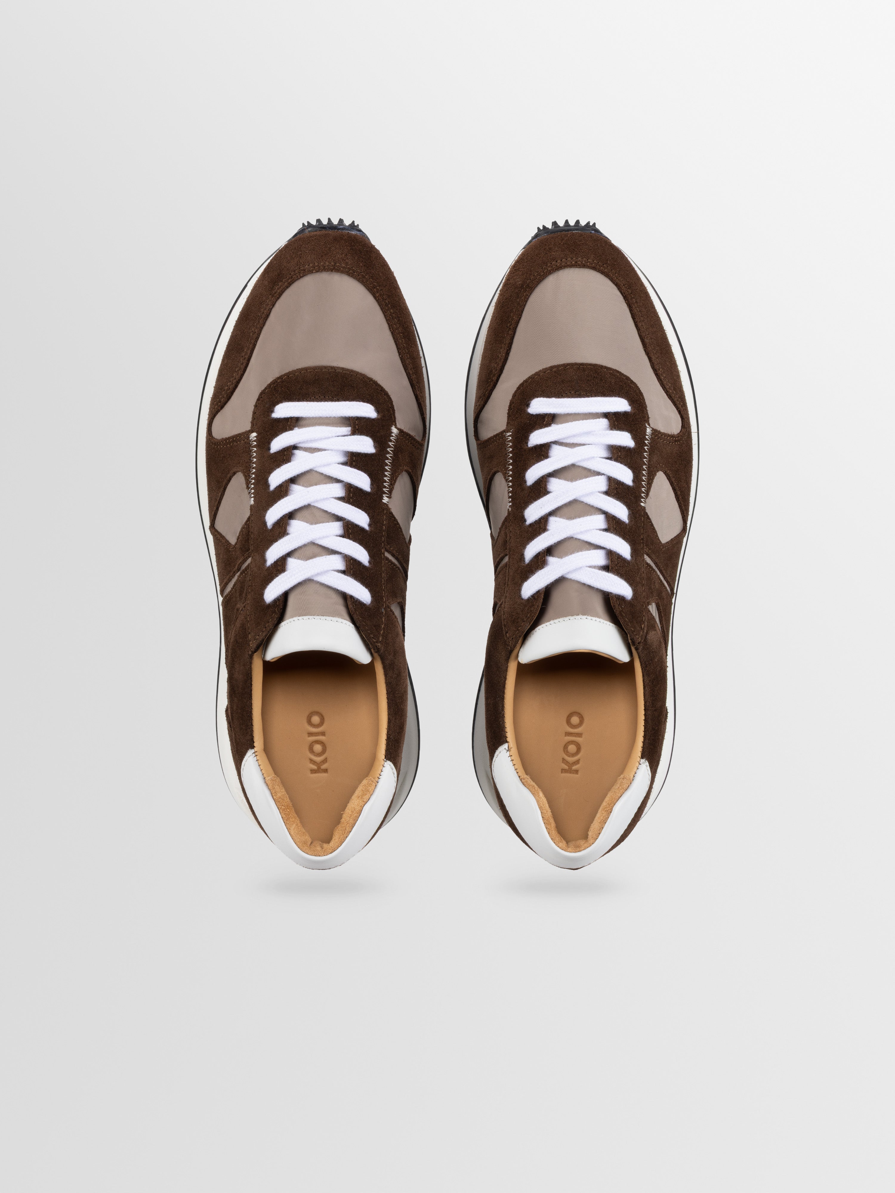 Firenze Suede Runner in Brown