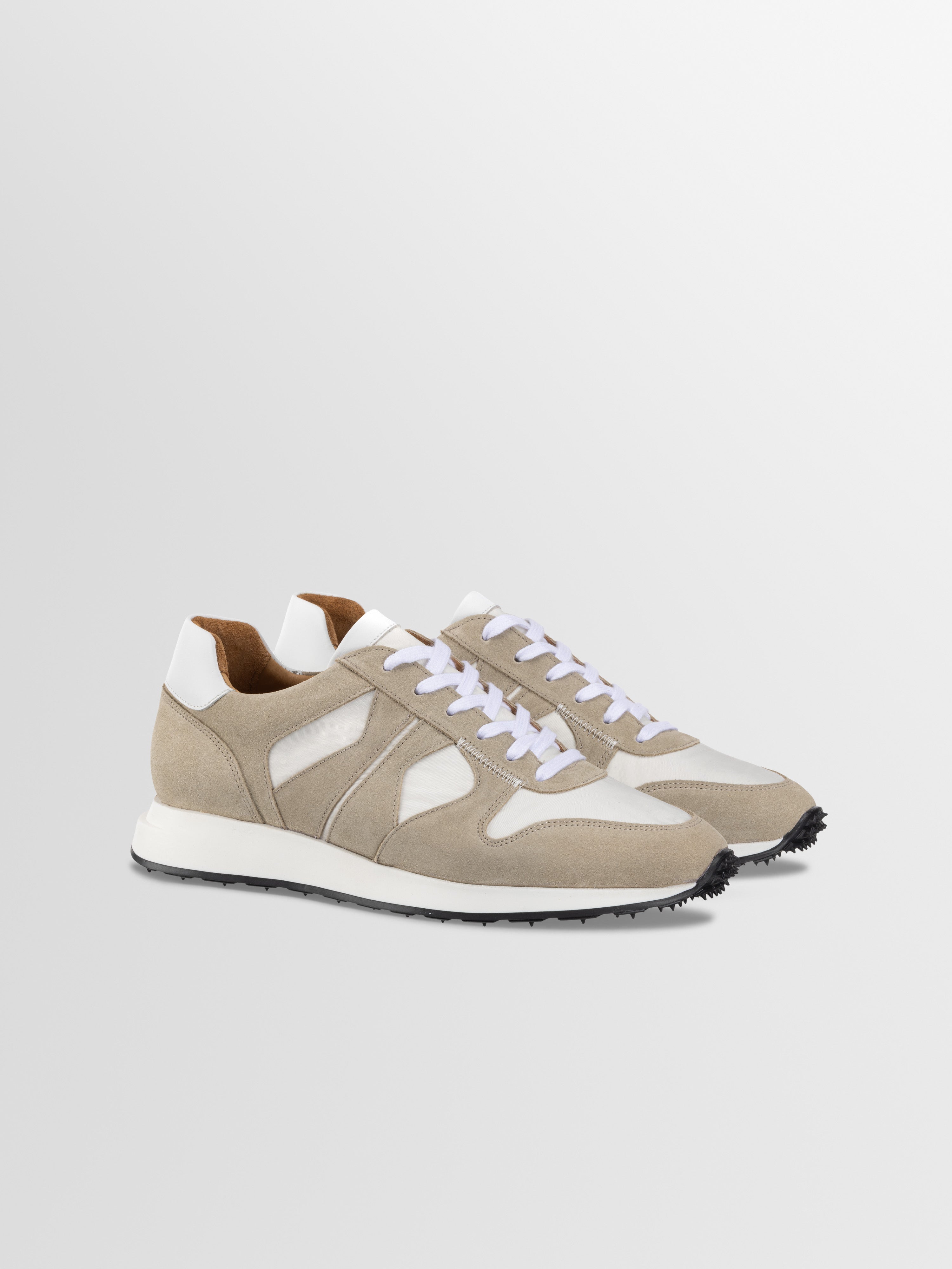 Firenze Suede Runner in Bone