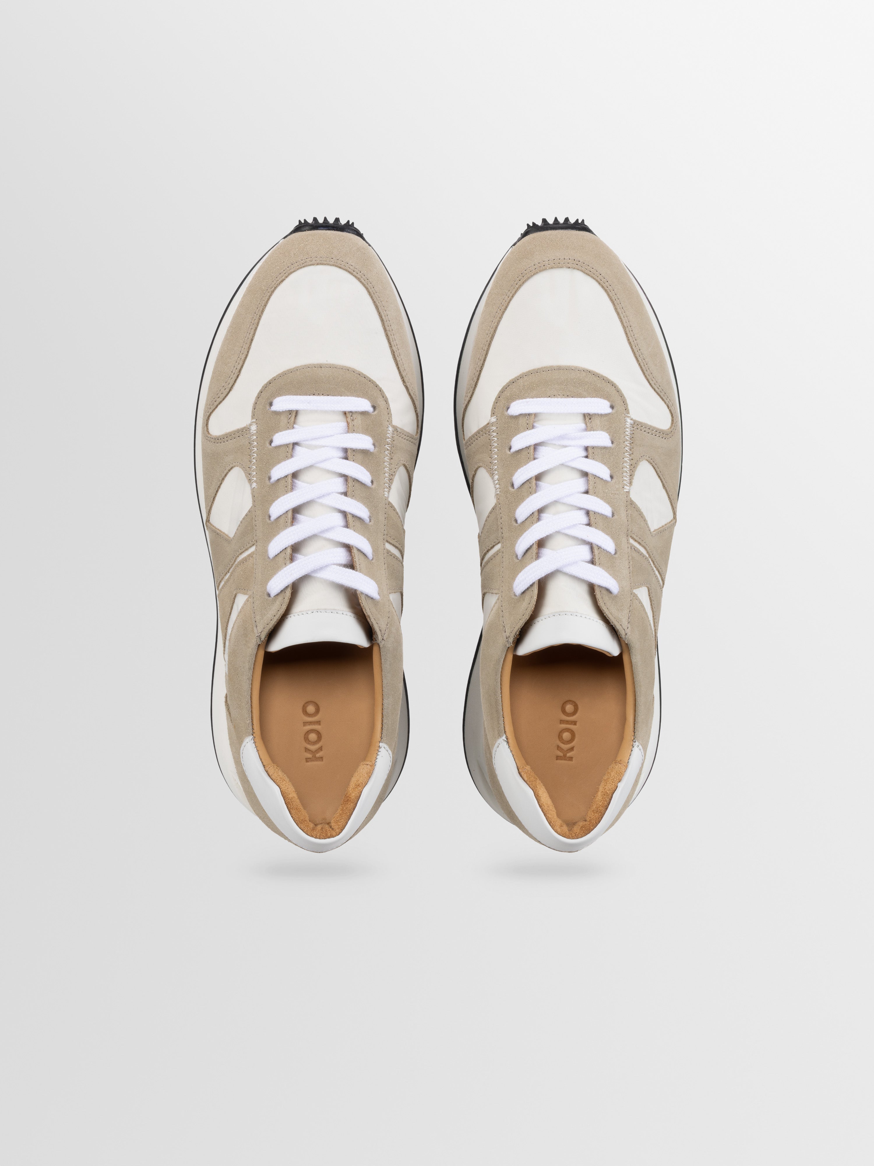 Firenze Suede Runner in Bone