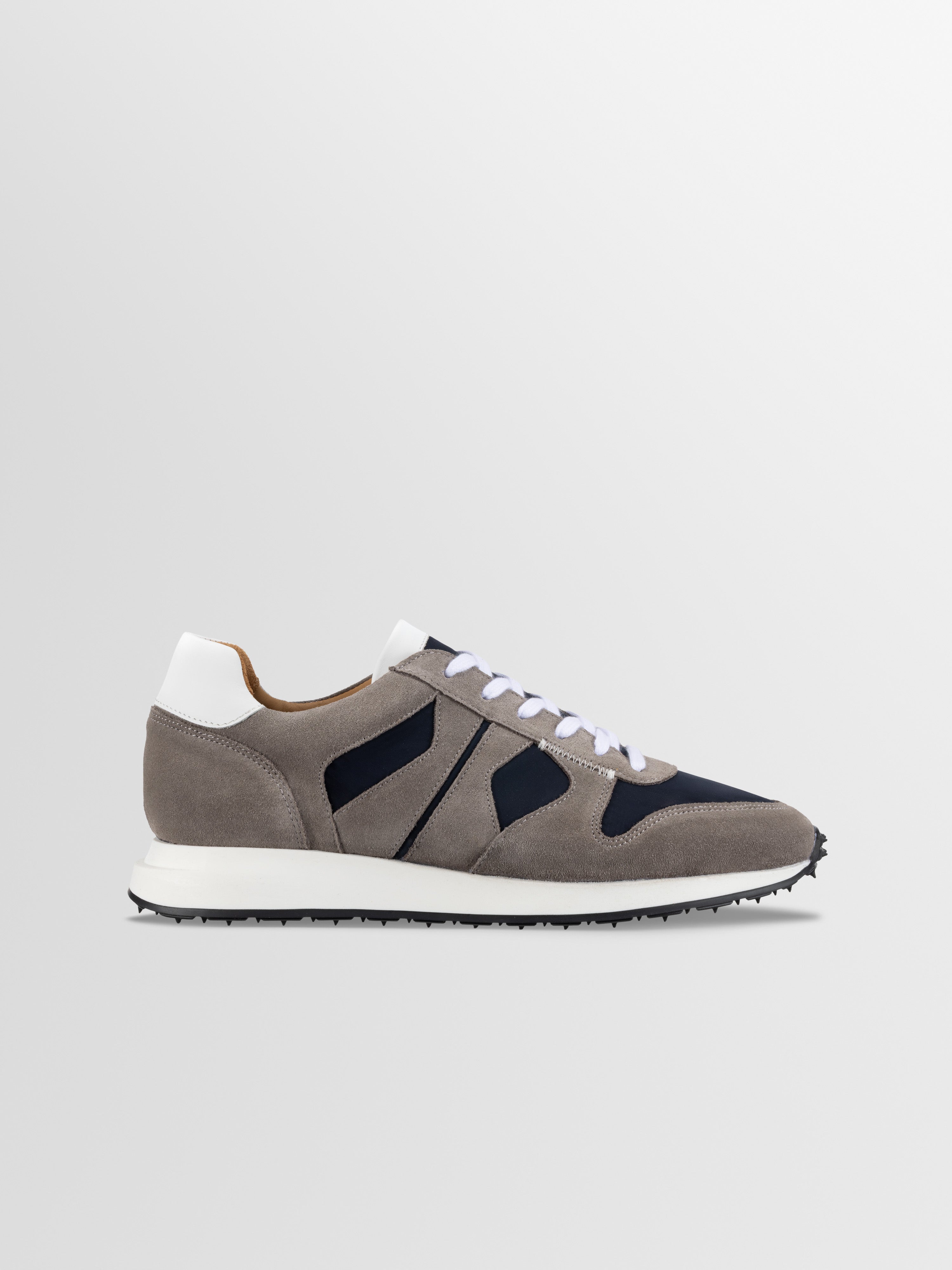 Firenze Suede Runner in Grey