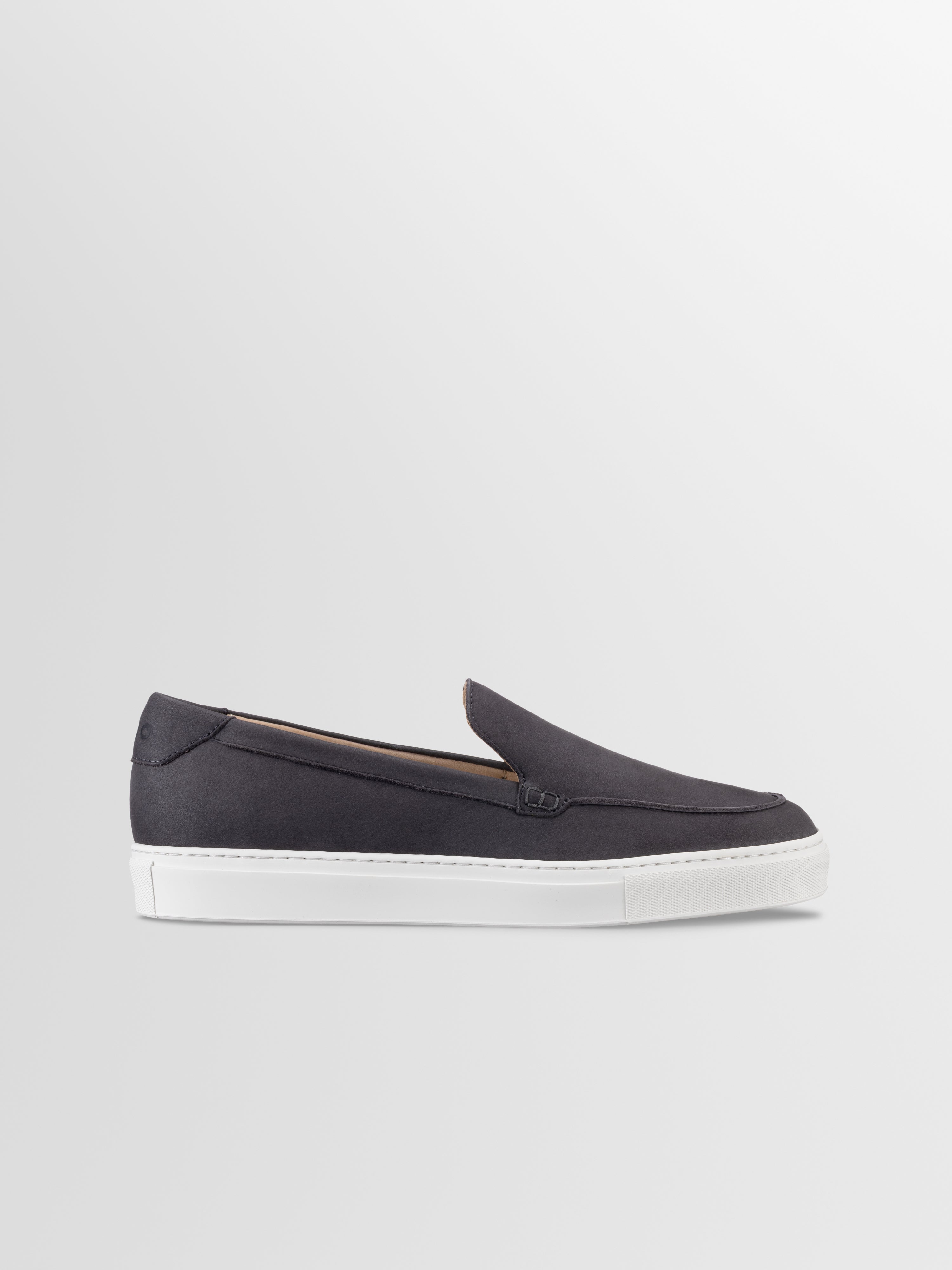Lido Nubuck Loafer in Obsidian