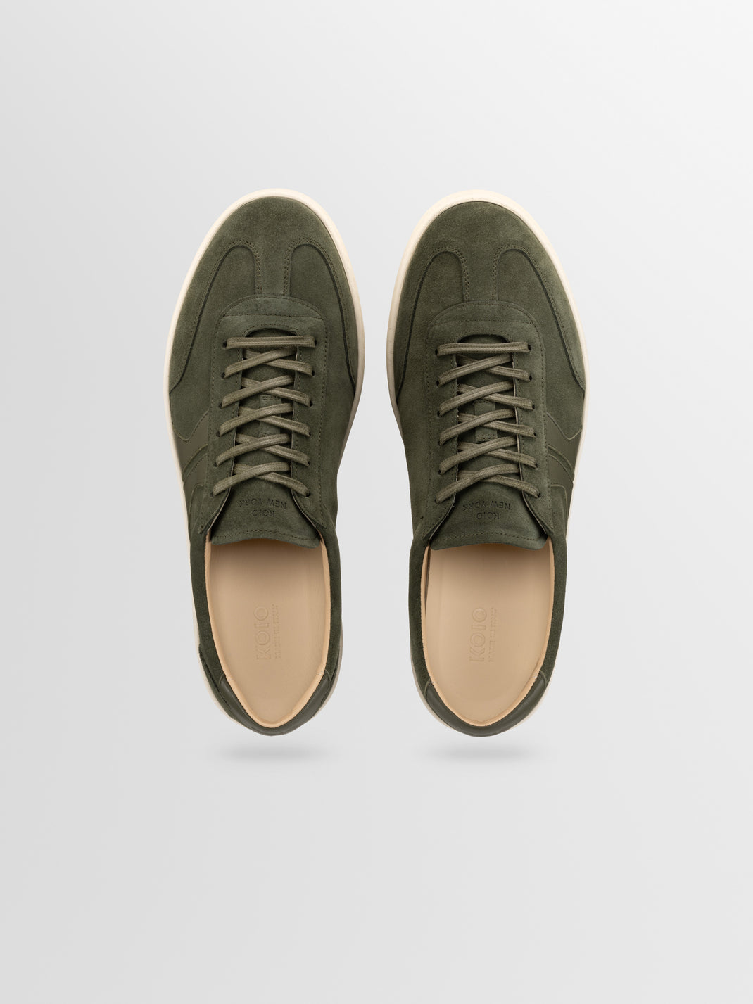 Monza Suede Sneaker in Birch