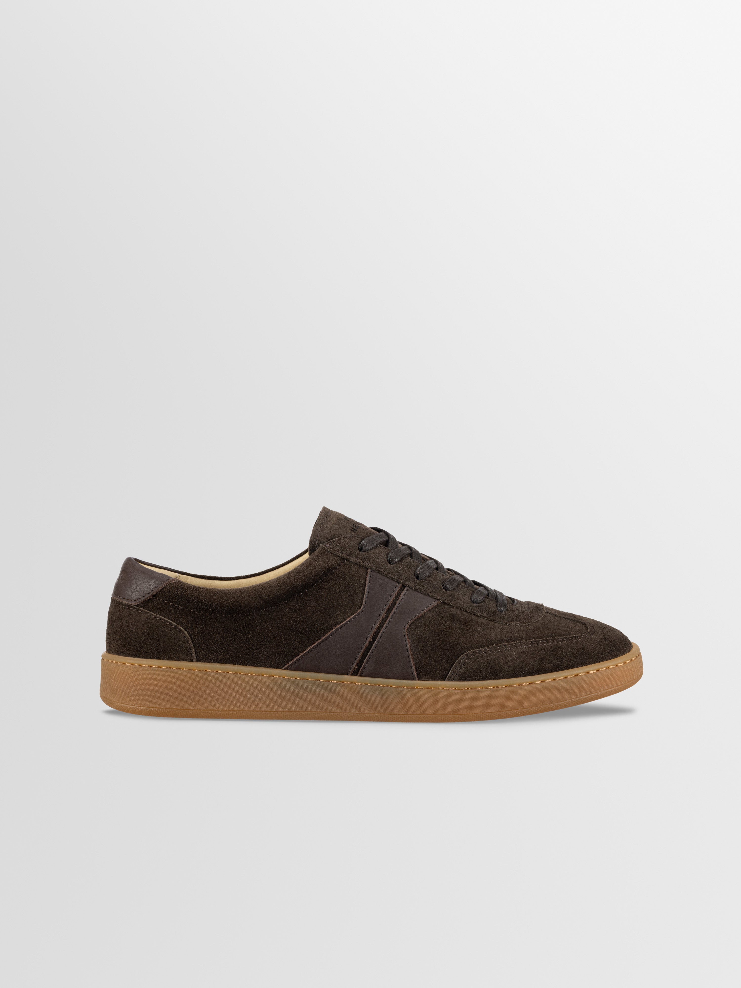 Monza Leather & Suede Sneaker in Cacao