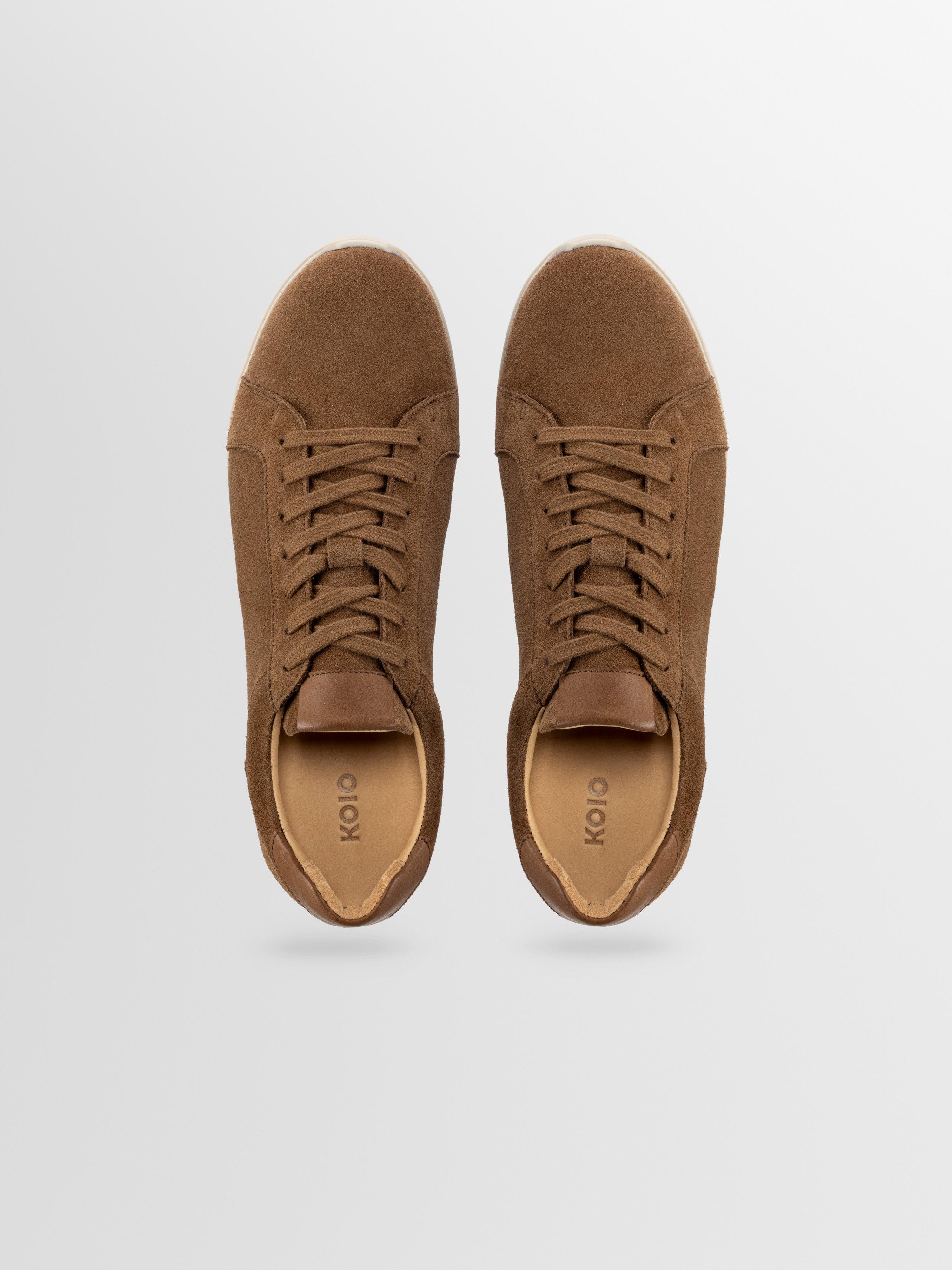Parma Suede Sneaker in Cognac