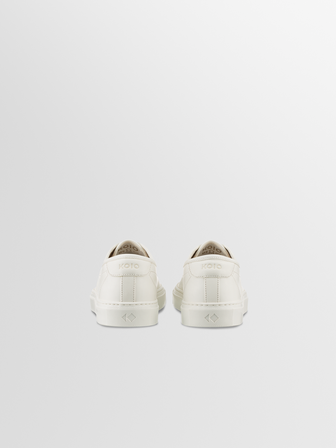 Portofino Leather Sneaker in Antique White