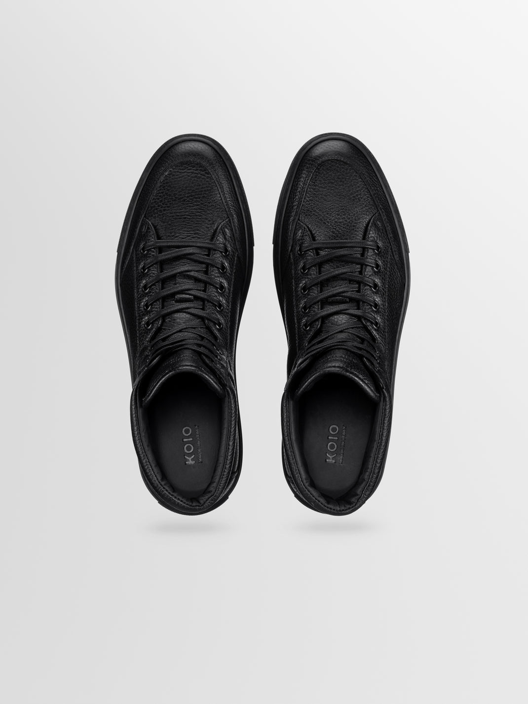 Primo Leather Sneaker in Nero