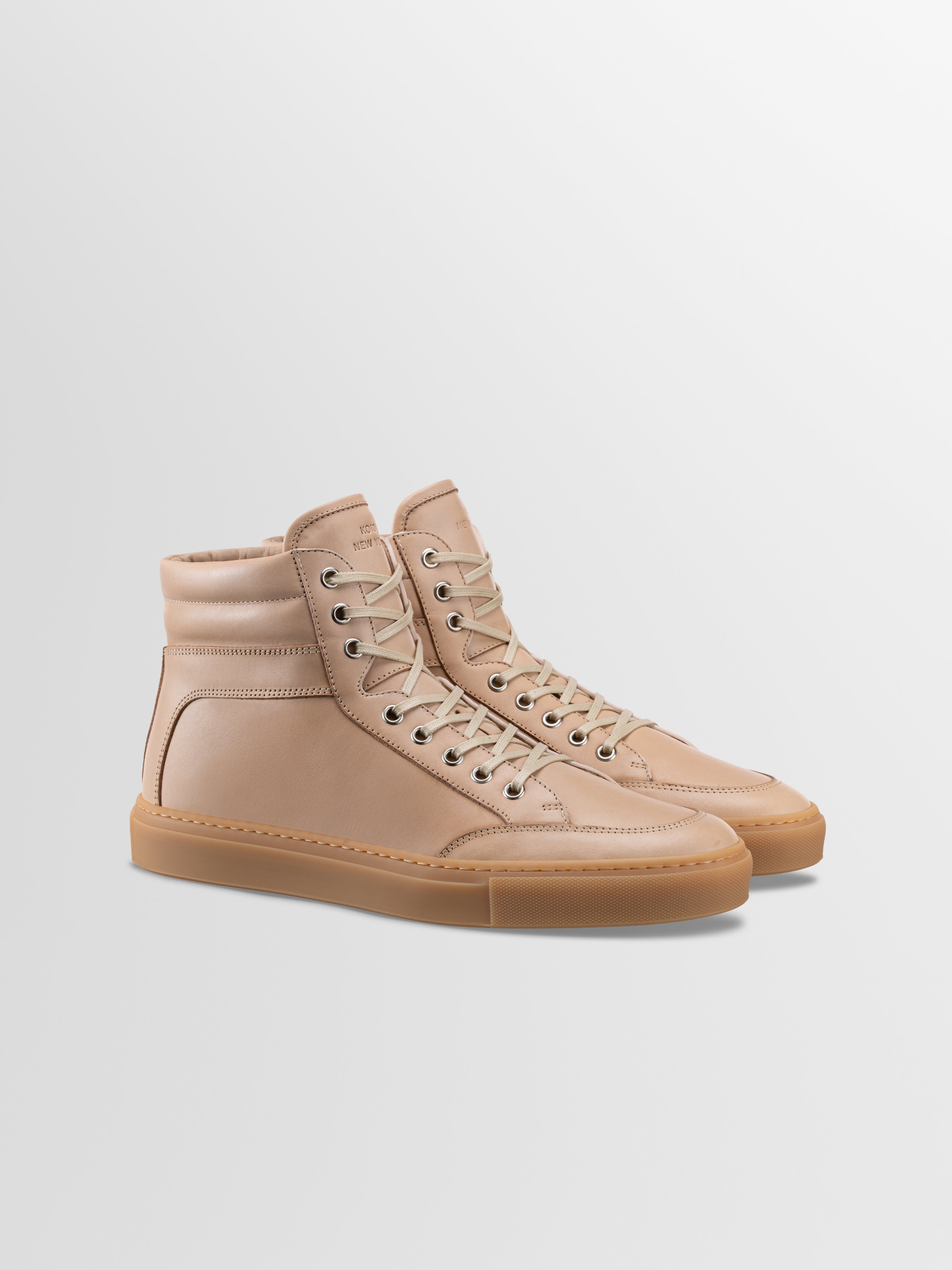 Primo Leather Sneaker in Rose Anvil