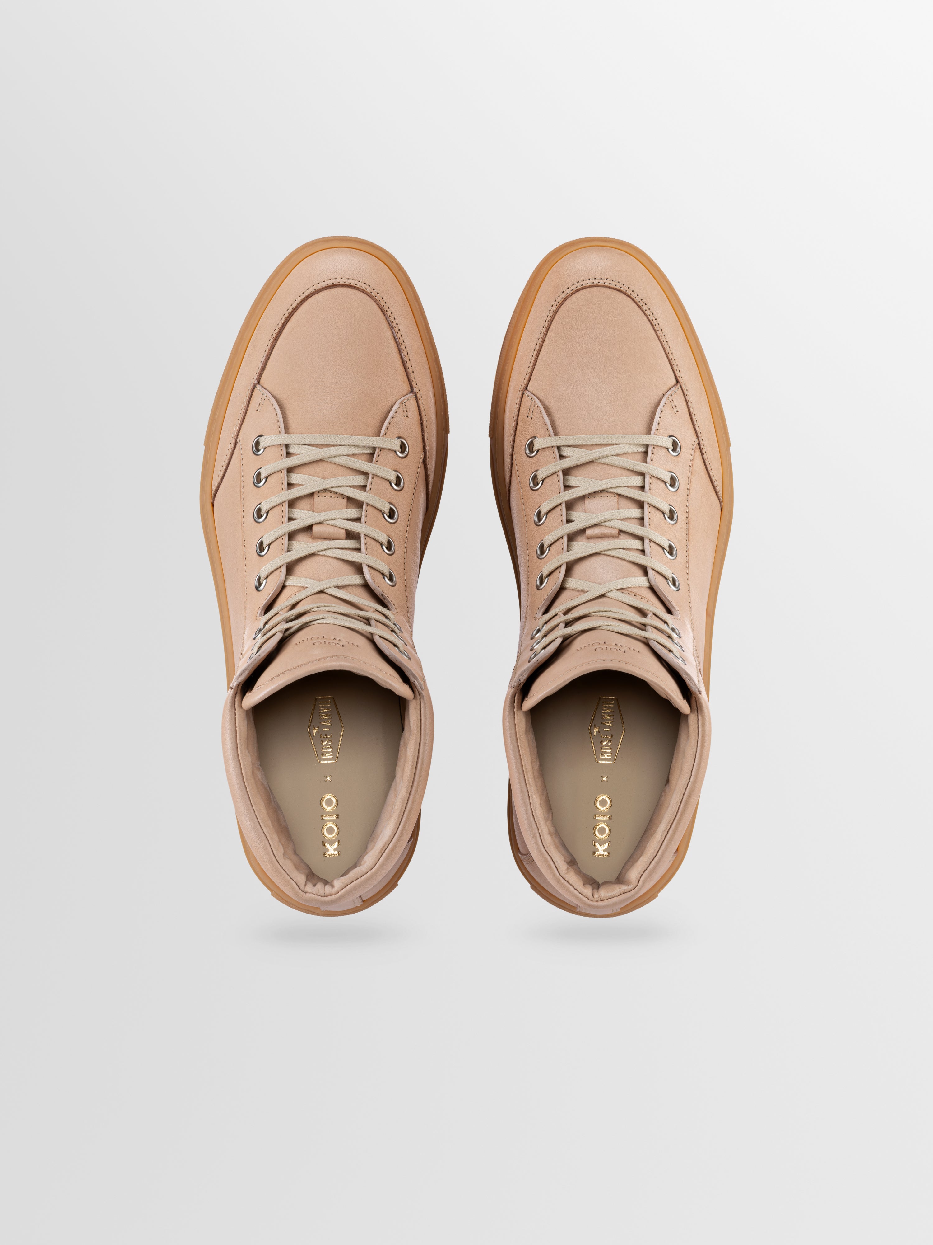 Primo Leather Sneaker in Rose Anvil