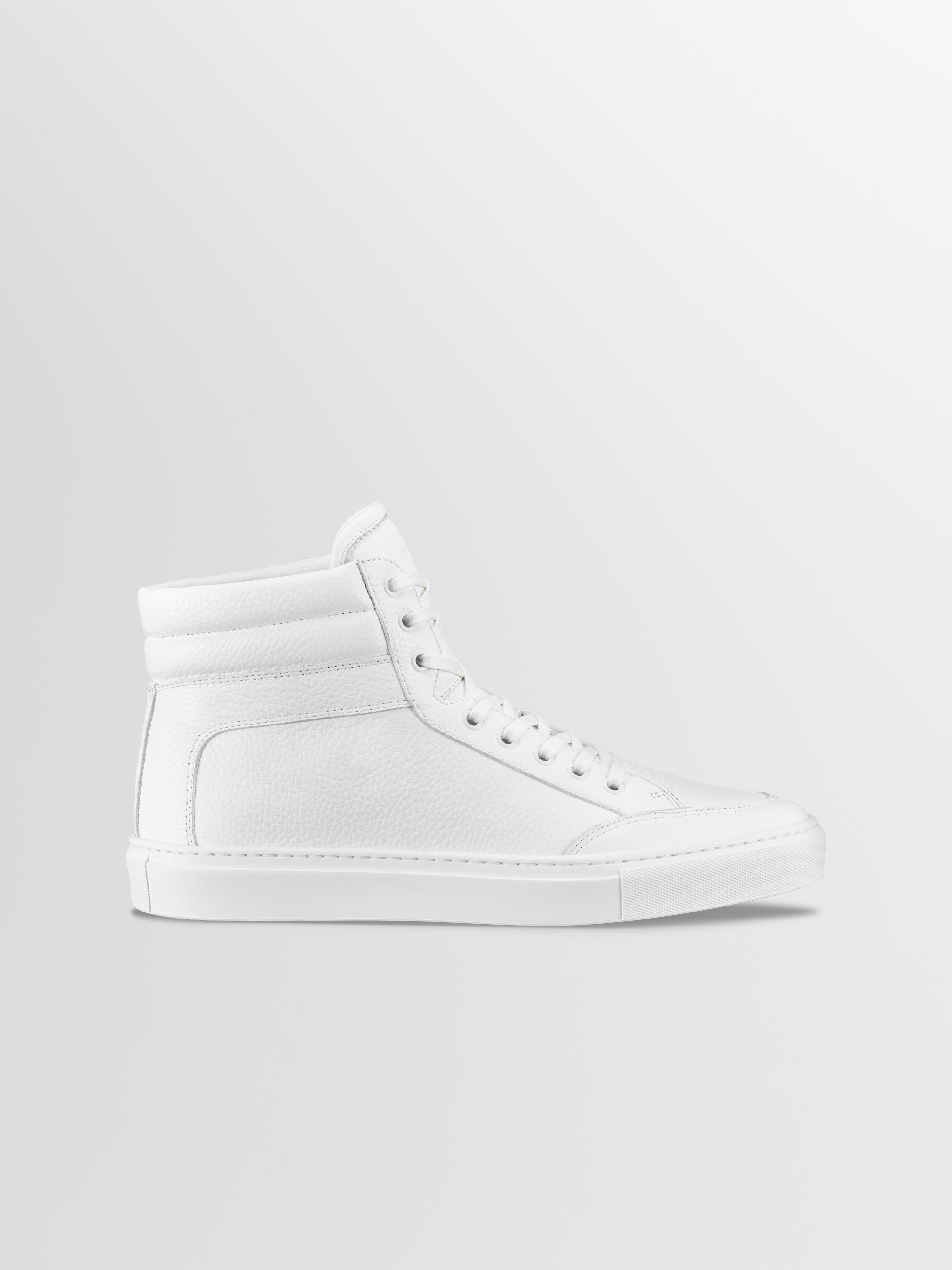 Primo Leather Sneaker in Triple White