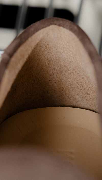 Suede Heel