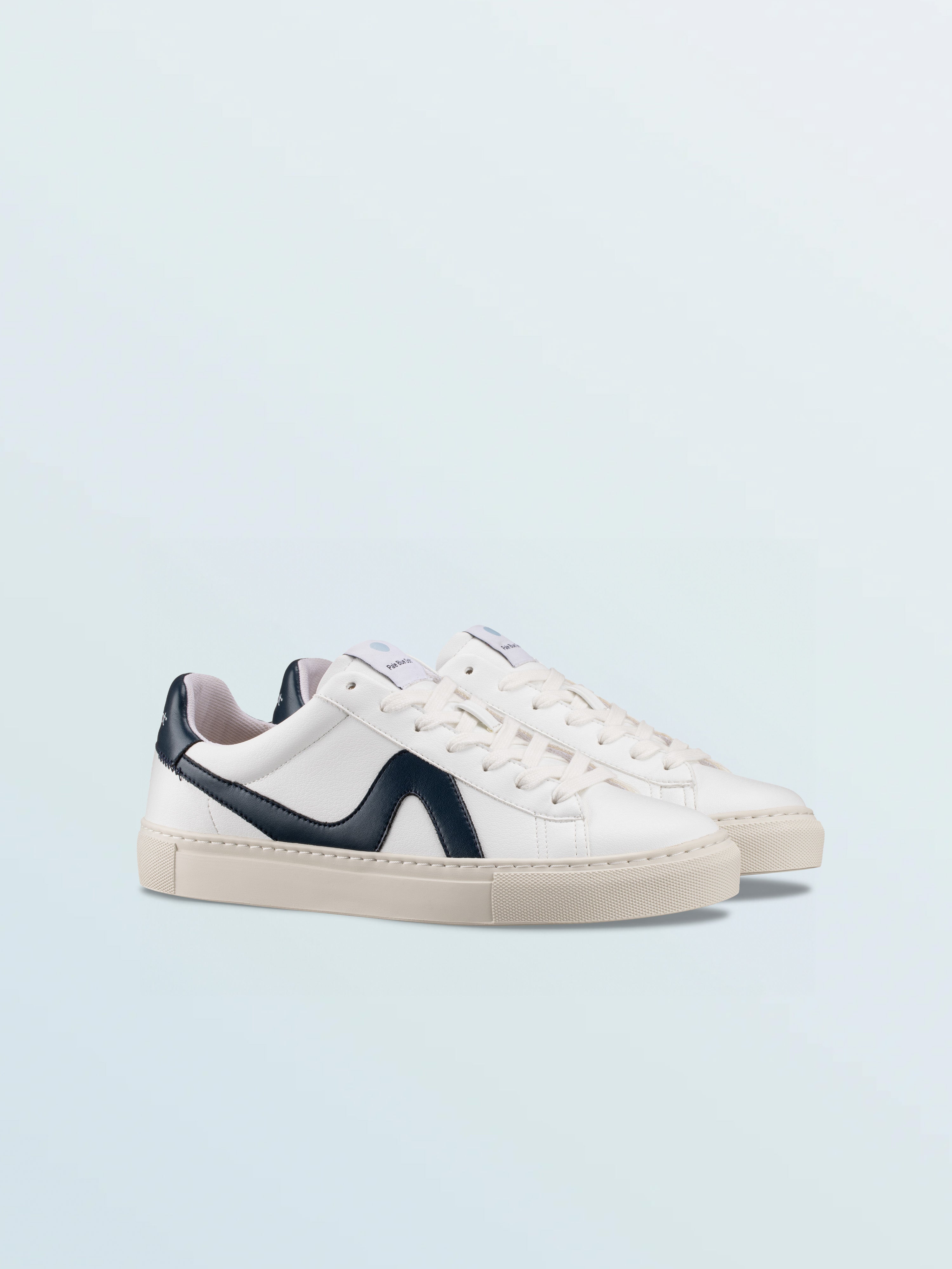 Women's White Vegan Sneakers | Vegan 01 in Iceberg | Pale Blue Dot