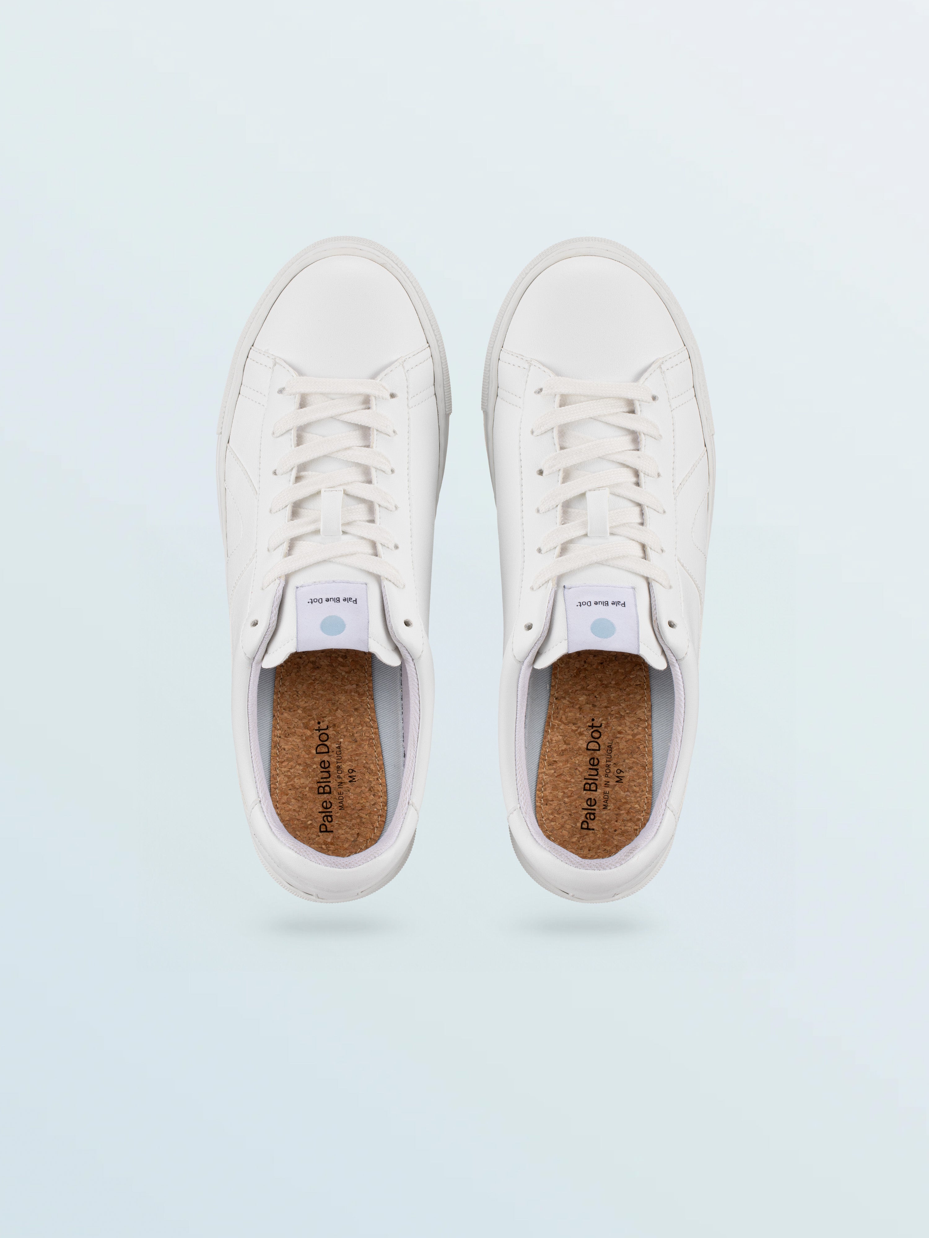 Women's White Vegan Sneakers | Vegan 01 in Triple White | Pale