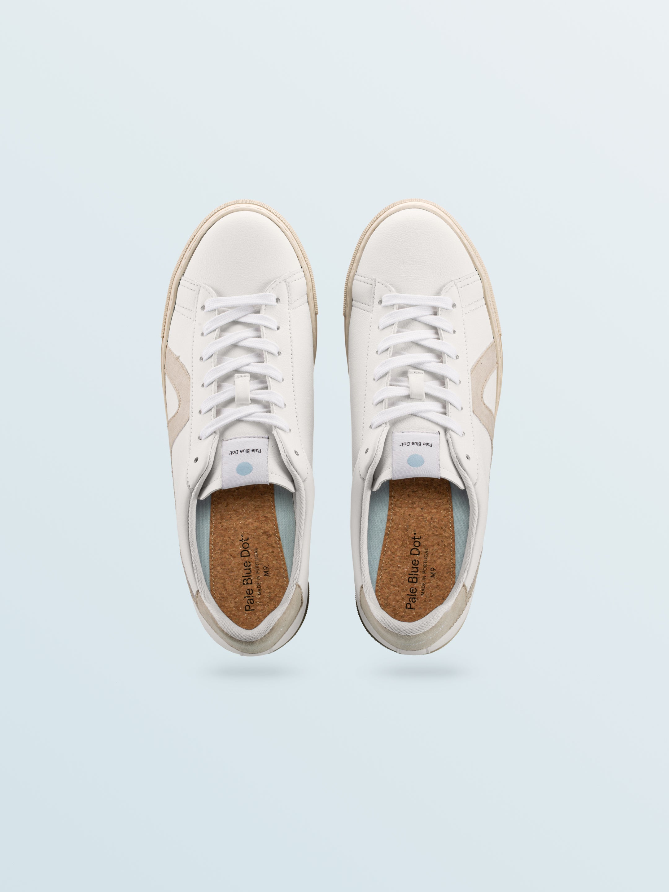 Women's Light-Grey Vegan Sneakers | Vegan 01 in Wind | Pale Blue Dot